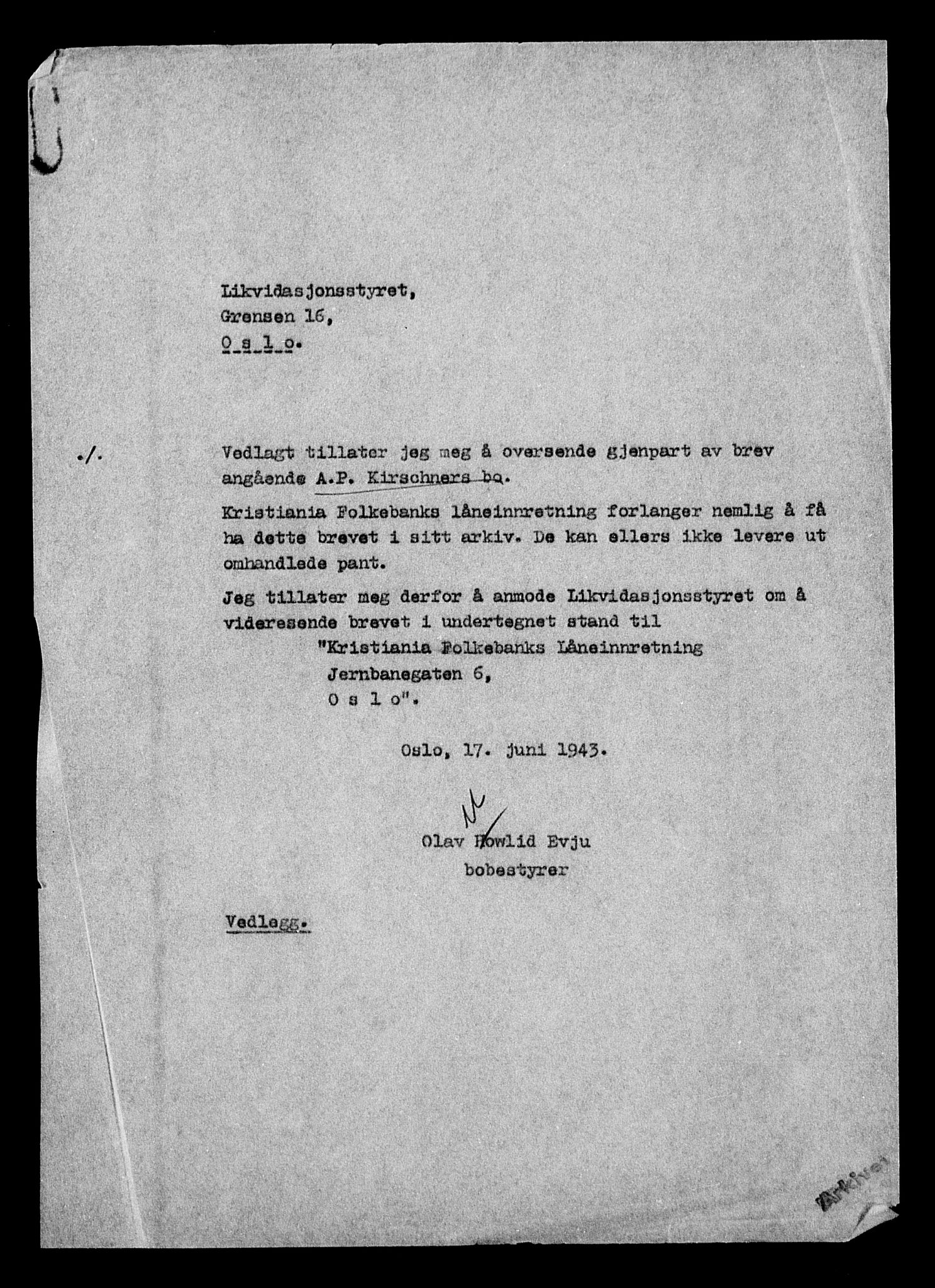 Justisdepartementet, Tilbakeføringskontoret for inndratte formuer, AV/RA-S-1564/H/Hc/Hcc/L0951: --, 1945-1947, s. 483