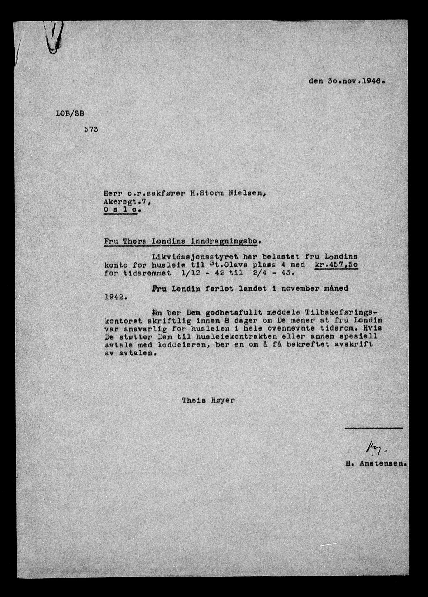 Justisdepartementet, Tilbakeføringskontoret for inndratte formuer, AV/RA-S-1564/H/Hc/Hcc/L0960: --, 1945-1947, s. 215