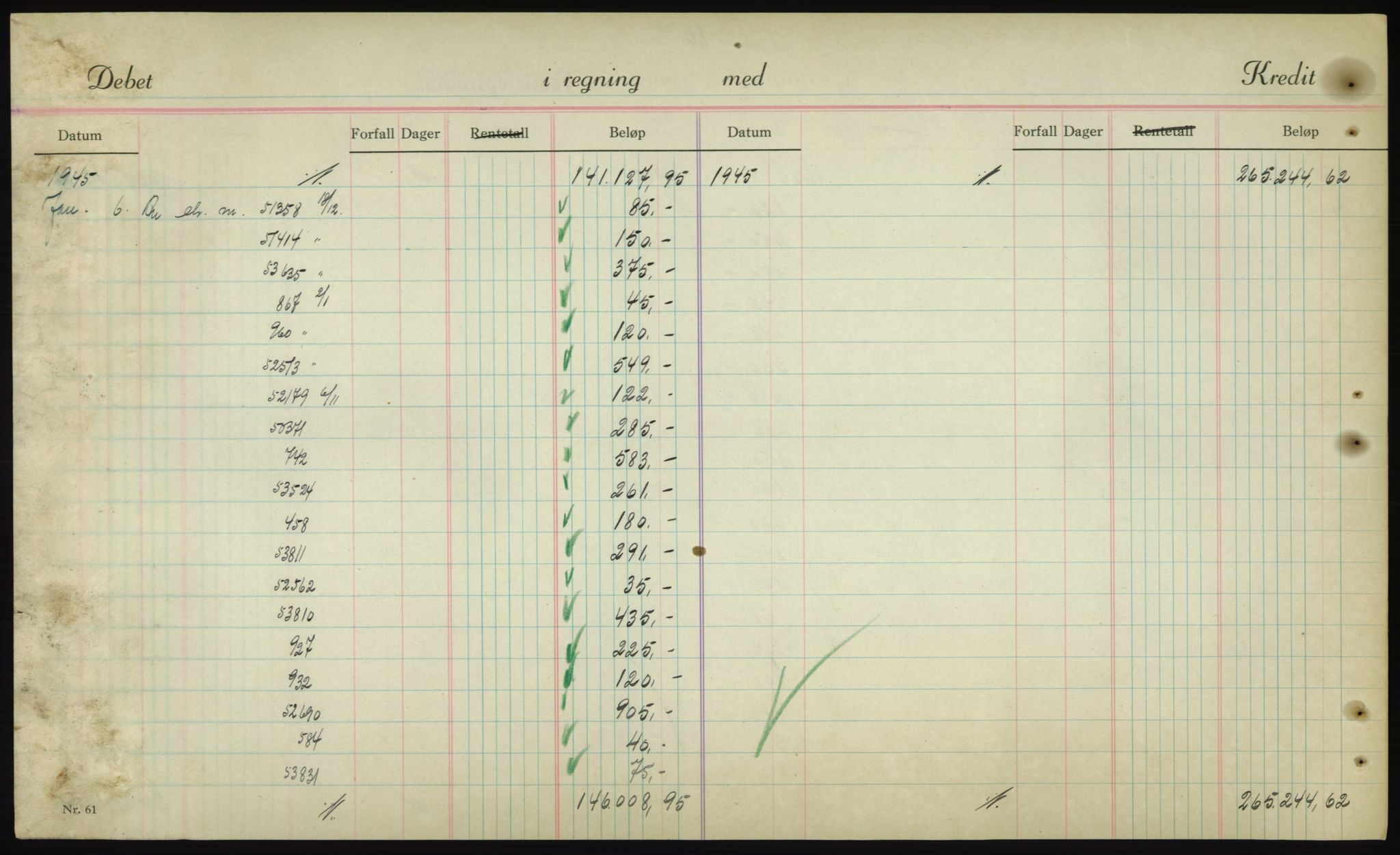 Forsvarsdepartementet, 10. kontor / Oppgjørskontoret, AV/RA-RAFA-1225/D/Db/L0180: Lista oppgjørskontor, 1942-1952, s. 2010