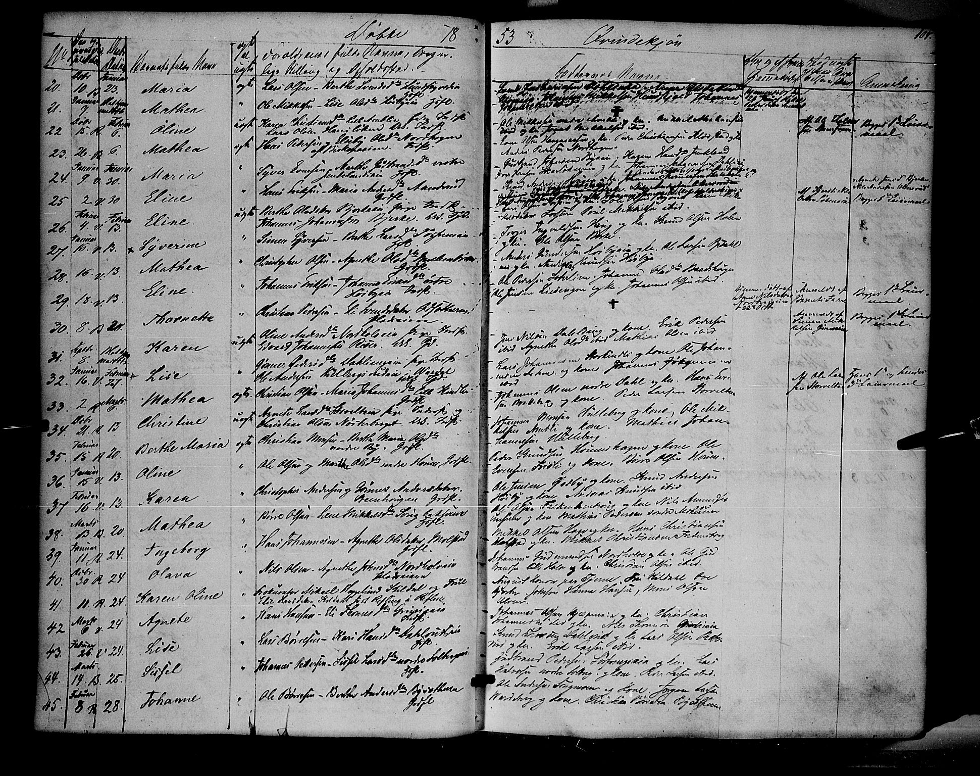 Ringsaker prestekontor, AV/SAH-PREST-014/K/Ka/L0009: Ministerialbok nr. 9, 1850-1860, s. 107