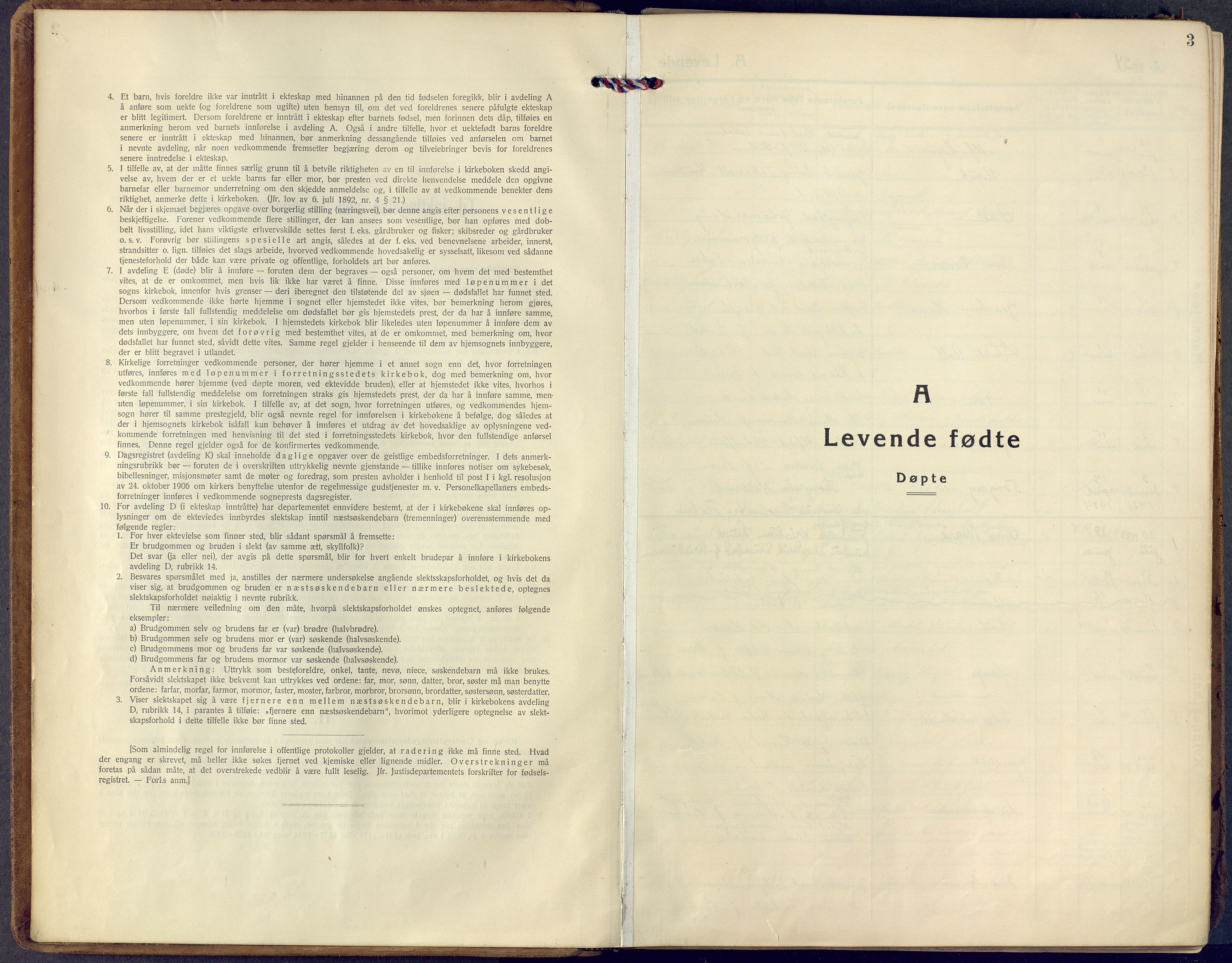 Larvik kirkebøker, SAKO/A-352/F/Fa/L0014: Ministerialbok nr. I 14, 1934-1958, s. 3