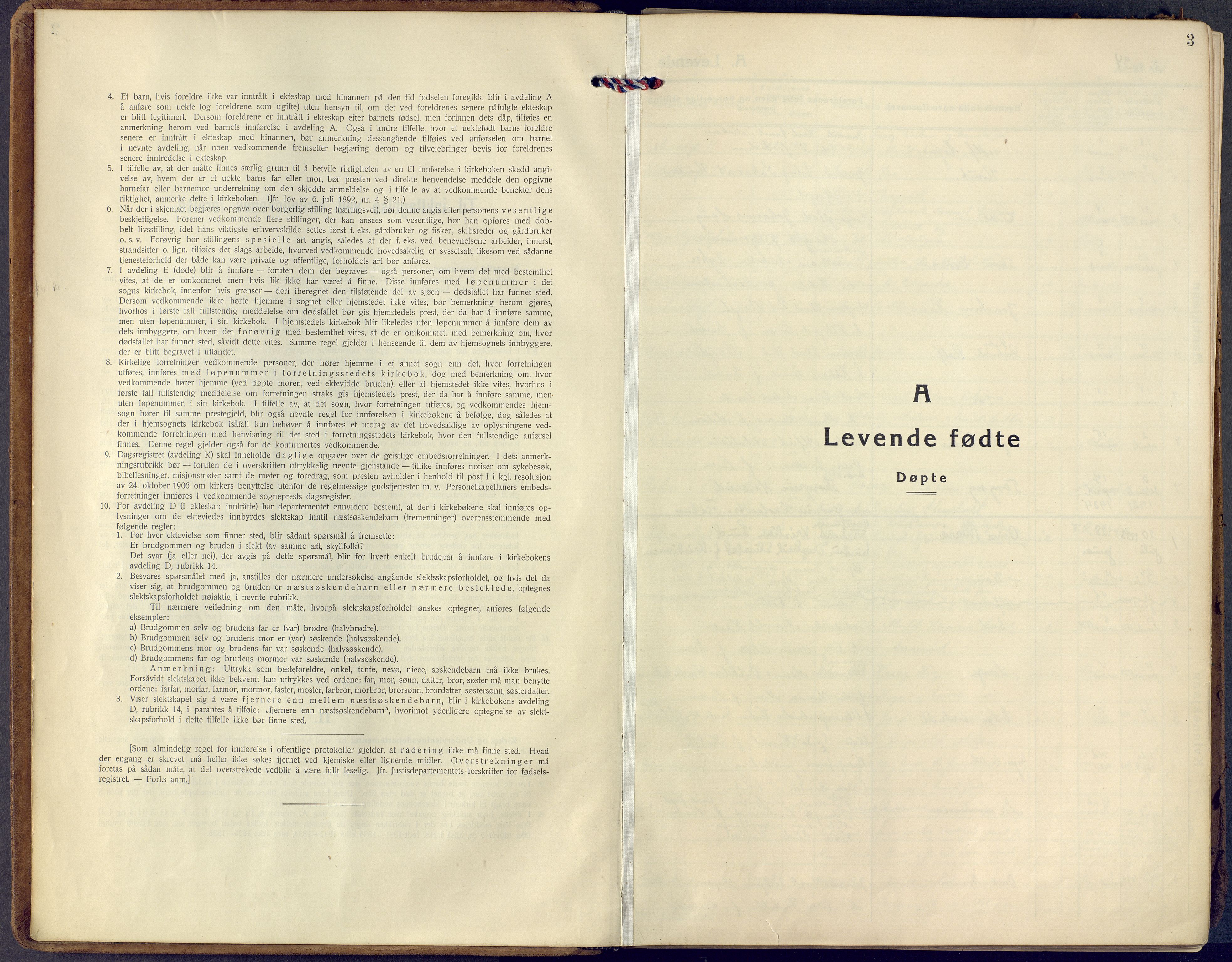 Larvik kirkebøker, AV/SAKO-A-352/F/Fa/L0014: Ministerialbok nr. I 14, 1934-1958, s. 3