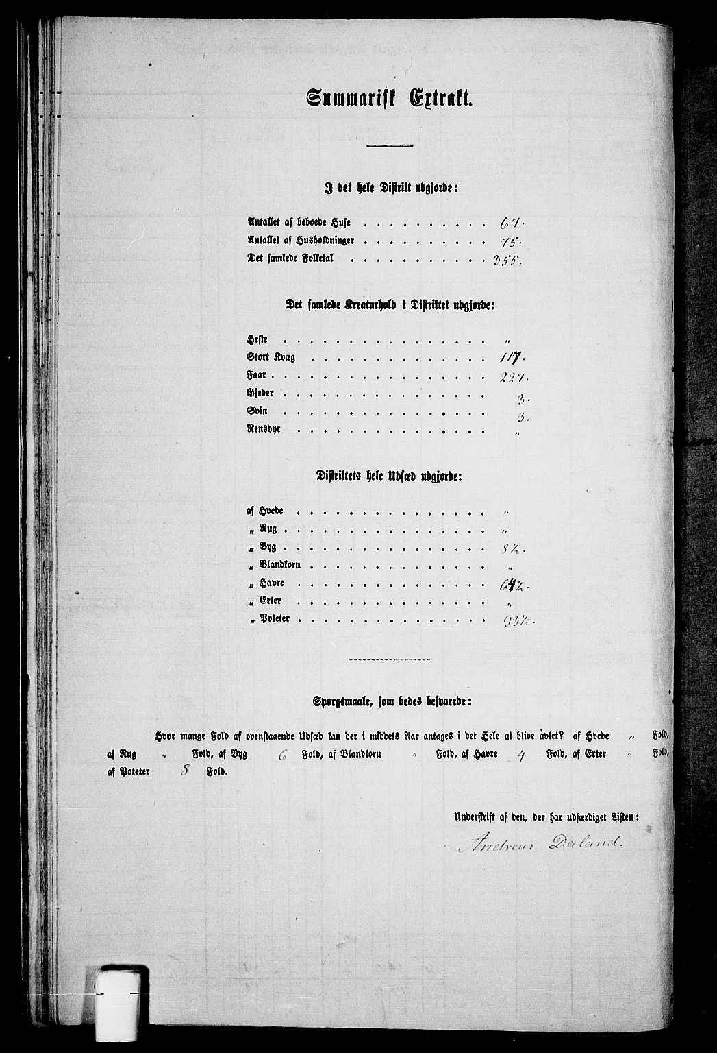 RA, Folketelling 1865 for 1042L Flekkefjord prestegjeld, Nes sokn og Hidra sokn, 1865, s. 40