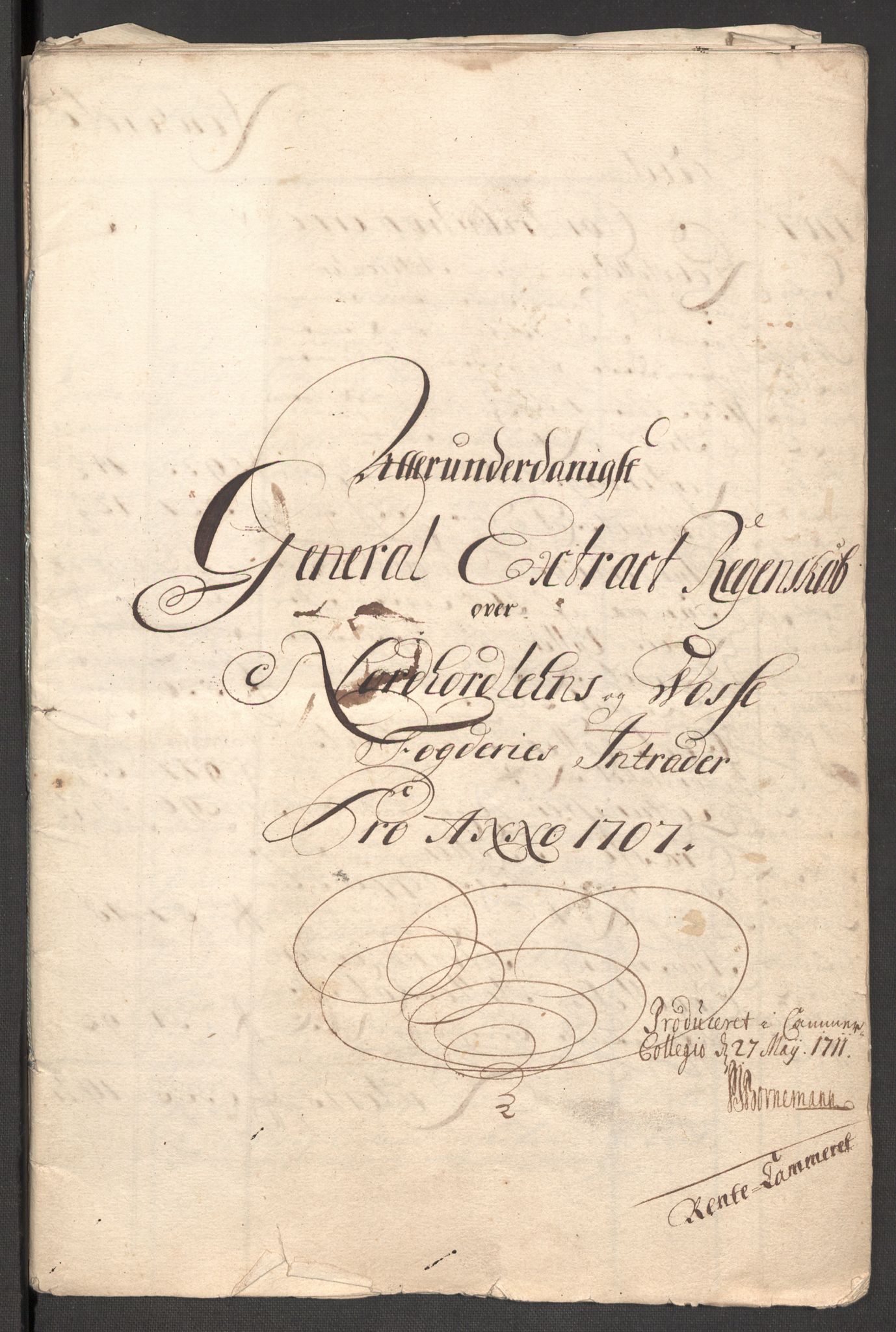 Rentekammeret inntil 1814, Reviderte regnskaper, Fogderegnskap, RA/EA-4092/R51/L3188: Fogderegnskap Nordhordland og Voss, 1706-1707, s. 75