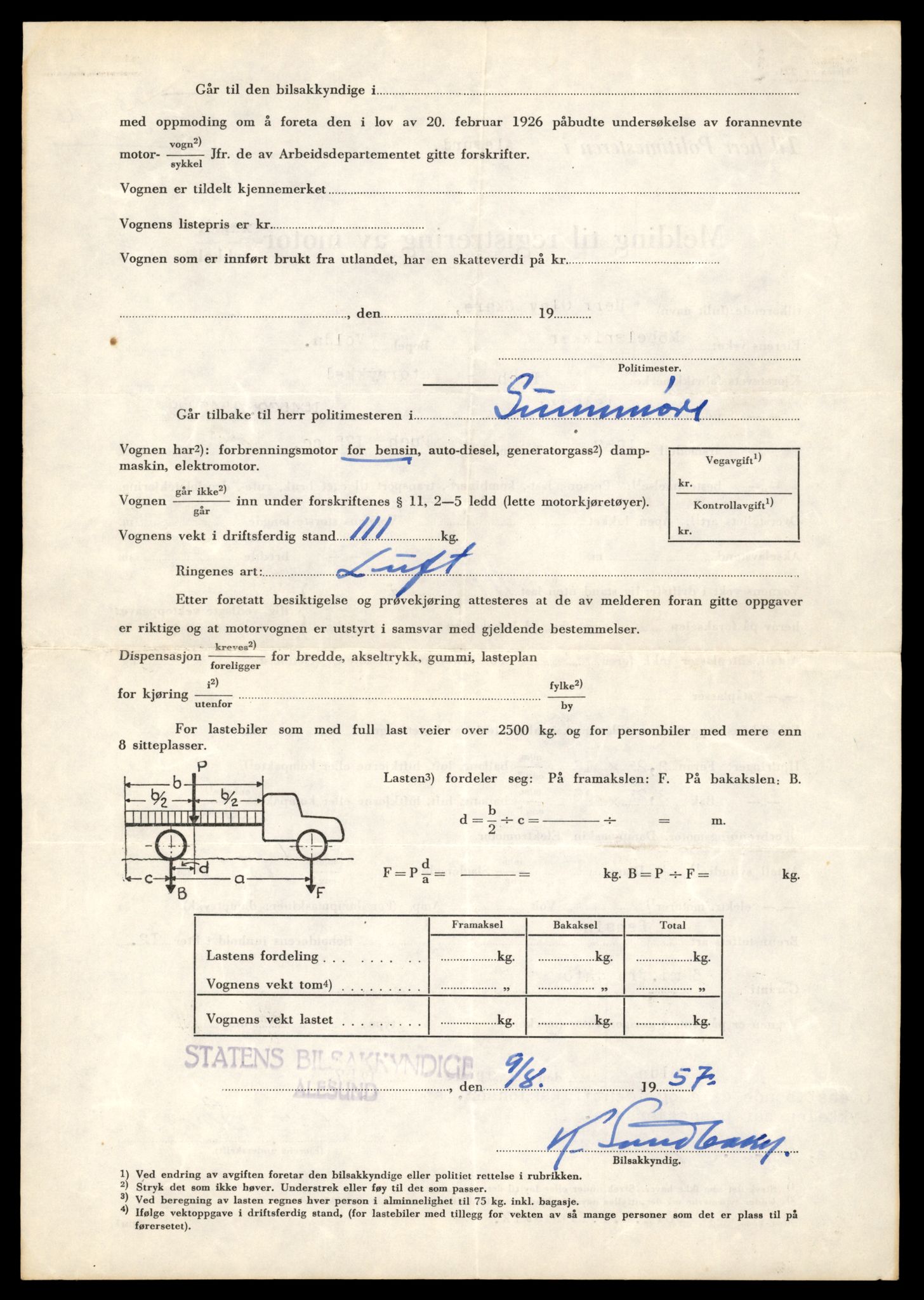 Møre og Romsdal vegkontor - Ålesund trafikkstasjon, AV/SAT-A-4099/F/Fe/L0040: Registreringskort for kjøretøy T 13531 - T 13709, 1927-1998, s. 1516