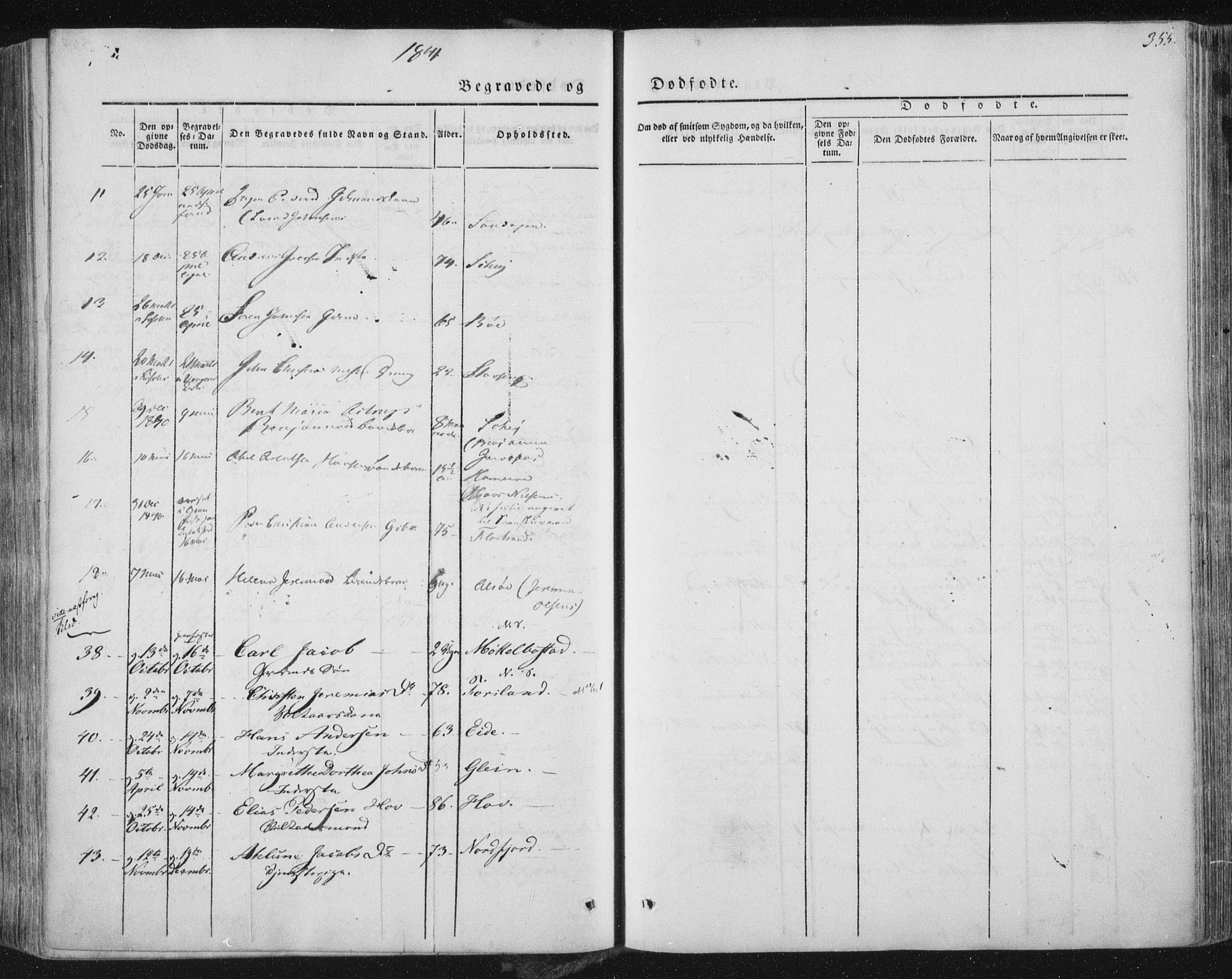 Ministerialprotokoller, klokkerbøker og fødselsregistre - Nordland, SAT/A-1459/838/L0549: Ministerialbok nr. 838A07, 1840-1854, s. 355