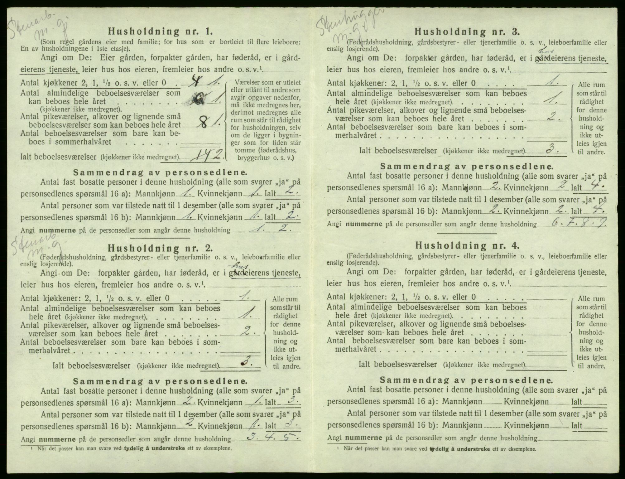 SAB, Folketelling 1920 for 1244 Austevoll herred, 1920, s. 221