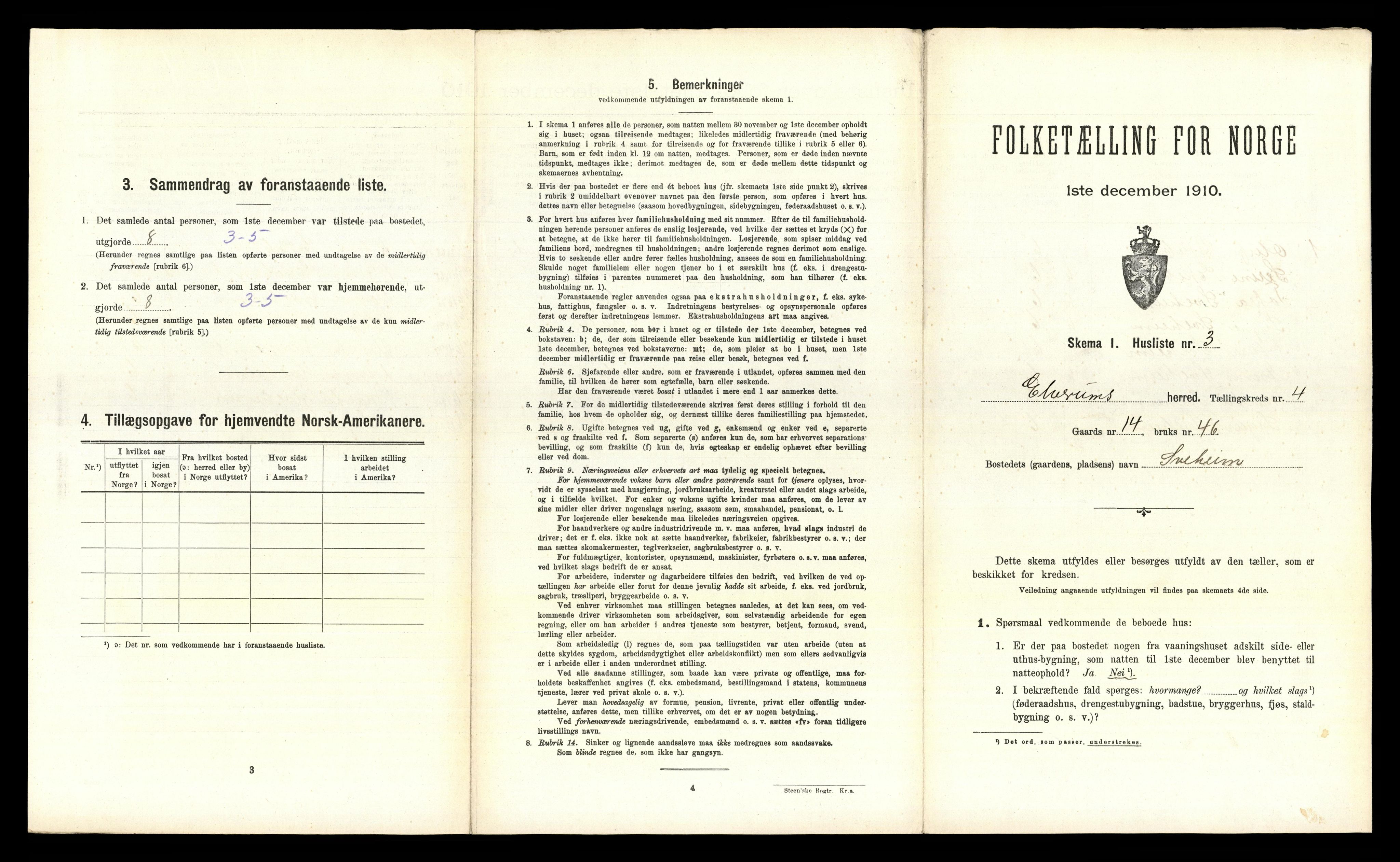 RA, Folketelling 1910 for 0427 Elverum herred, 1910, s. 355