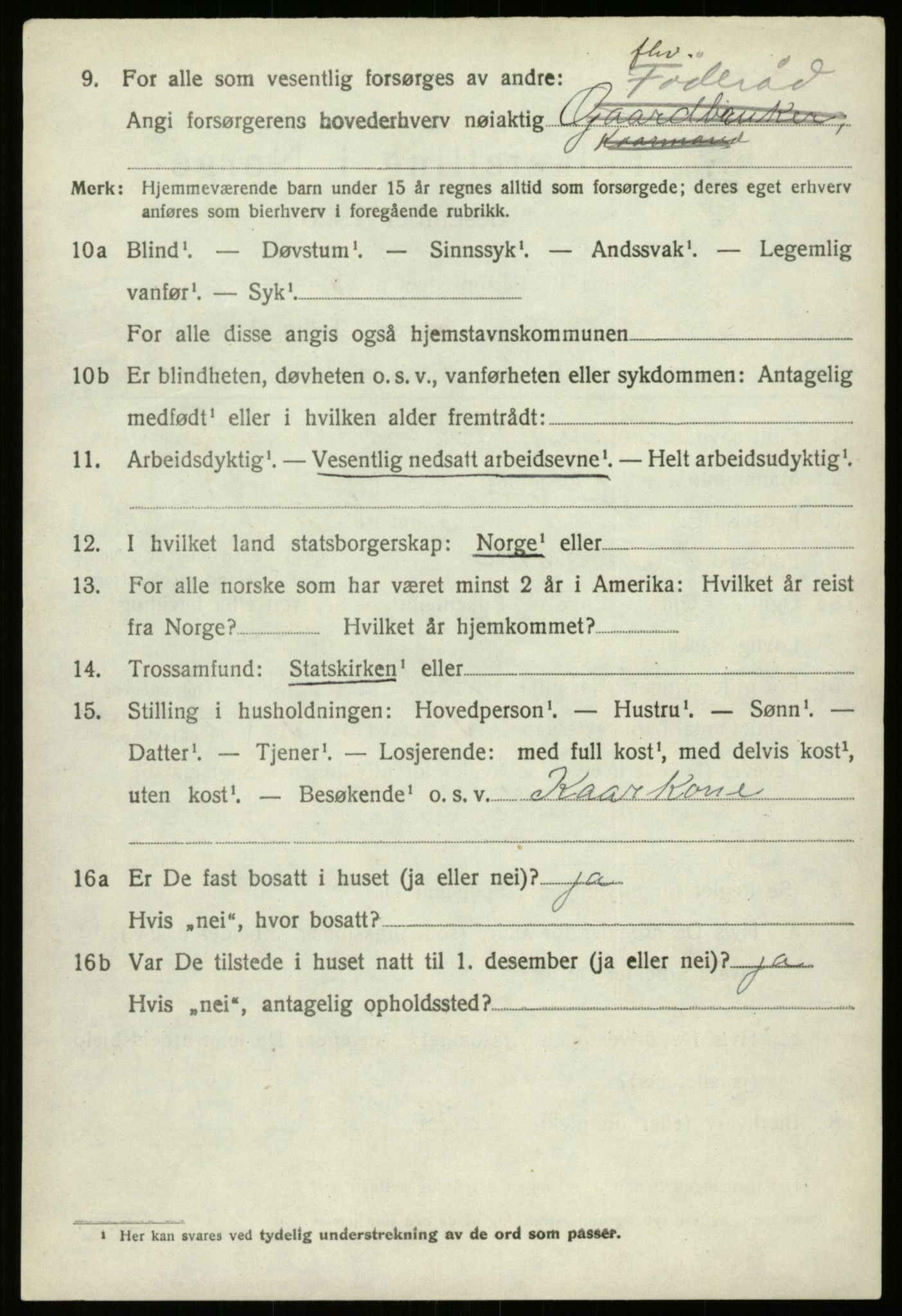 SAB, Folketelling 1920 for 1444 Hornindal herred, 1920, s. 3767