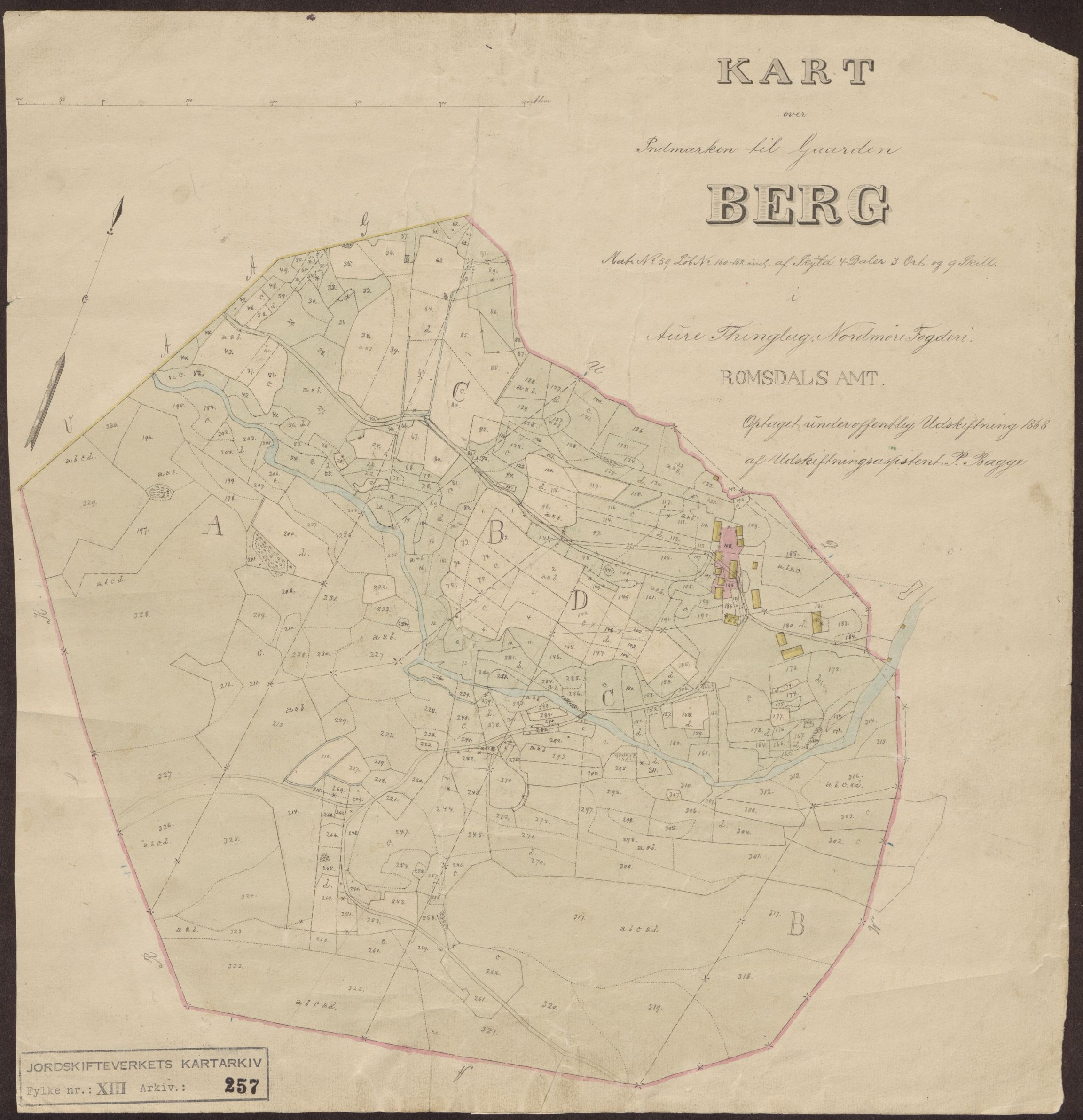 Jordskifteverkets kartarkiv, RA/S-3929/T, 1859-1988, s. 387