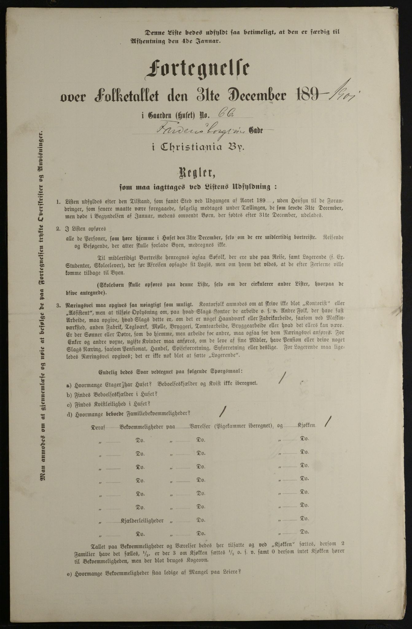 OBA, Kommunal folketelling 31.12.1901 for Kristiania kjøpstad, 1901, s. 4273