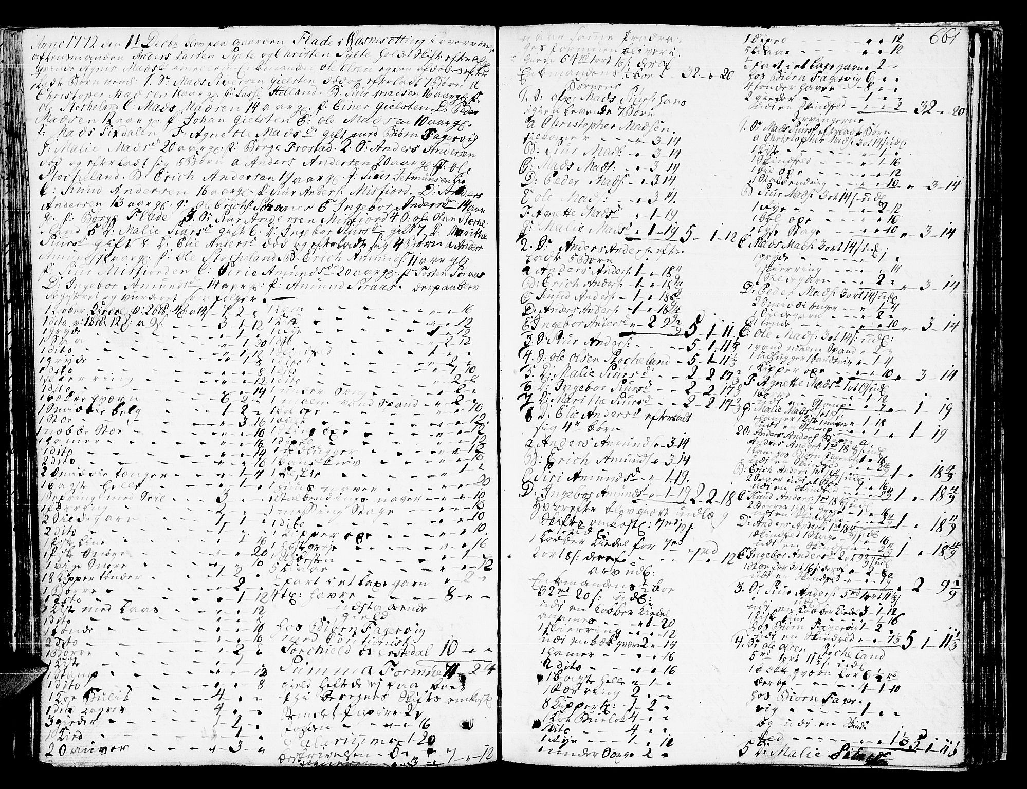 Romsdal sorenskriveri, AV/SAT-A-4149/1/3/3A/L0009: Skifteprotokoll, 1761-1773, s. 660b-661a