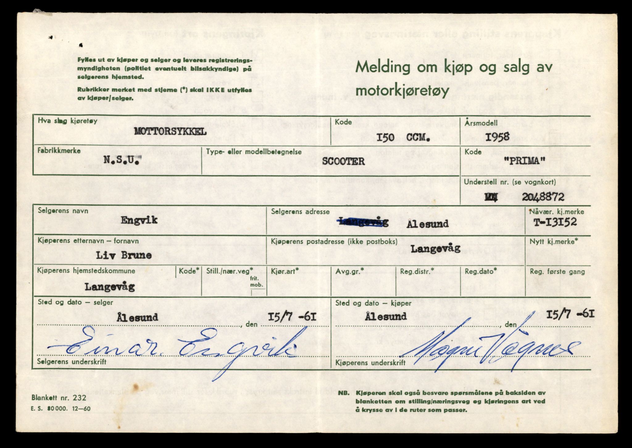 Møre og Romsdal vegkontor - Ålesund trafikkstasjon, AV/SAT-A-4099/F/Fe/L0037: Registreringskort for kjøretøy T 13031 - T 13179, 1927-1998, s. 2375