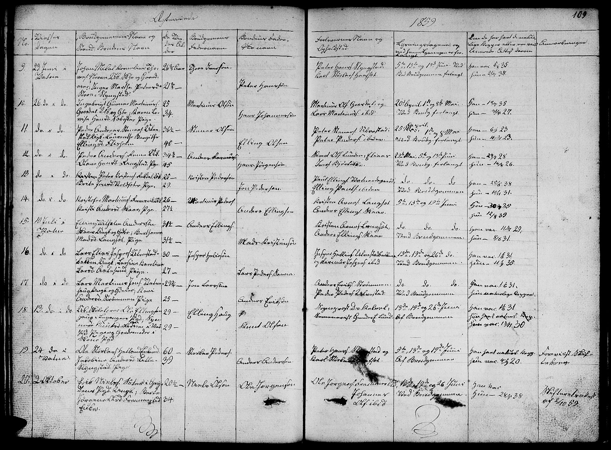 Ministerialprotokoller, klokkerbøker og fødselsregistre - Møre og Romsdal, AV/SAT-A-1454/524/L0363: Klokkerbok nr. 524C04, 1855-1864, s. 109