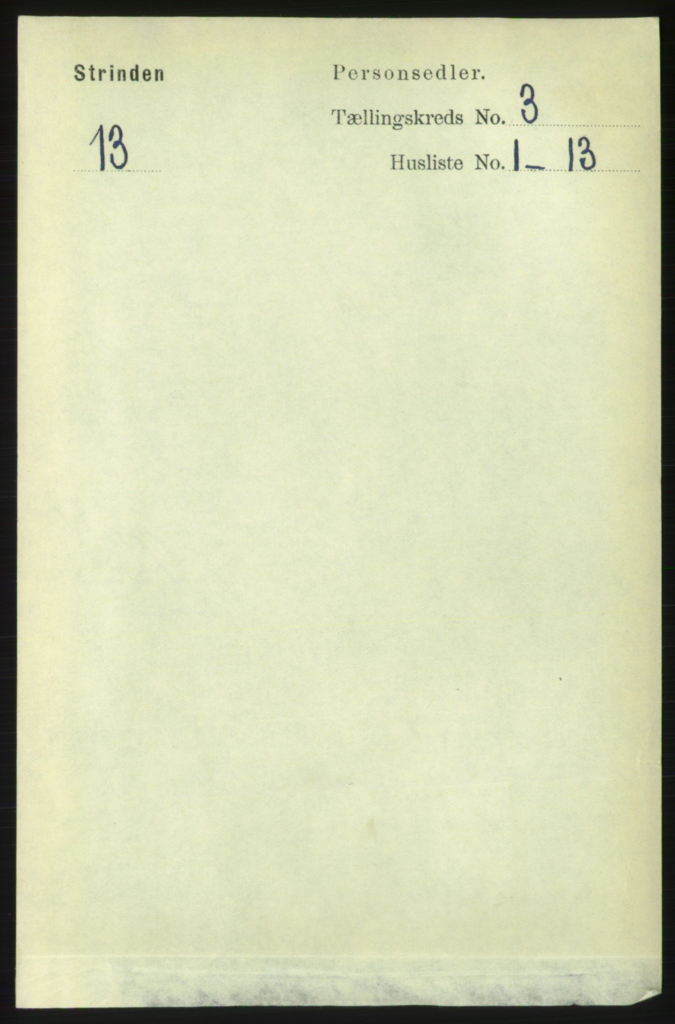 RA, Folketelling 1891 for 1660 Strinda herred, 1891, s. 2052