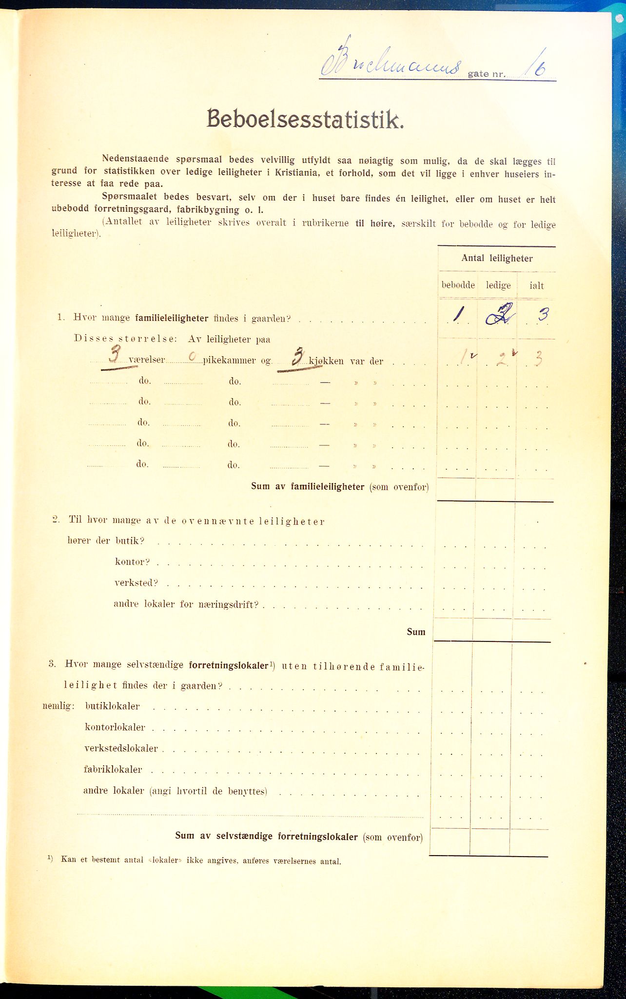 OBA, Kommunal folketelling 1.2.1910 for Kristiania, 1910, s. 9282