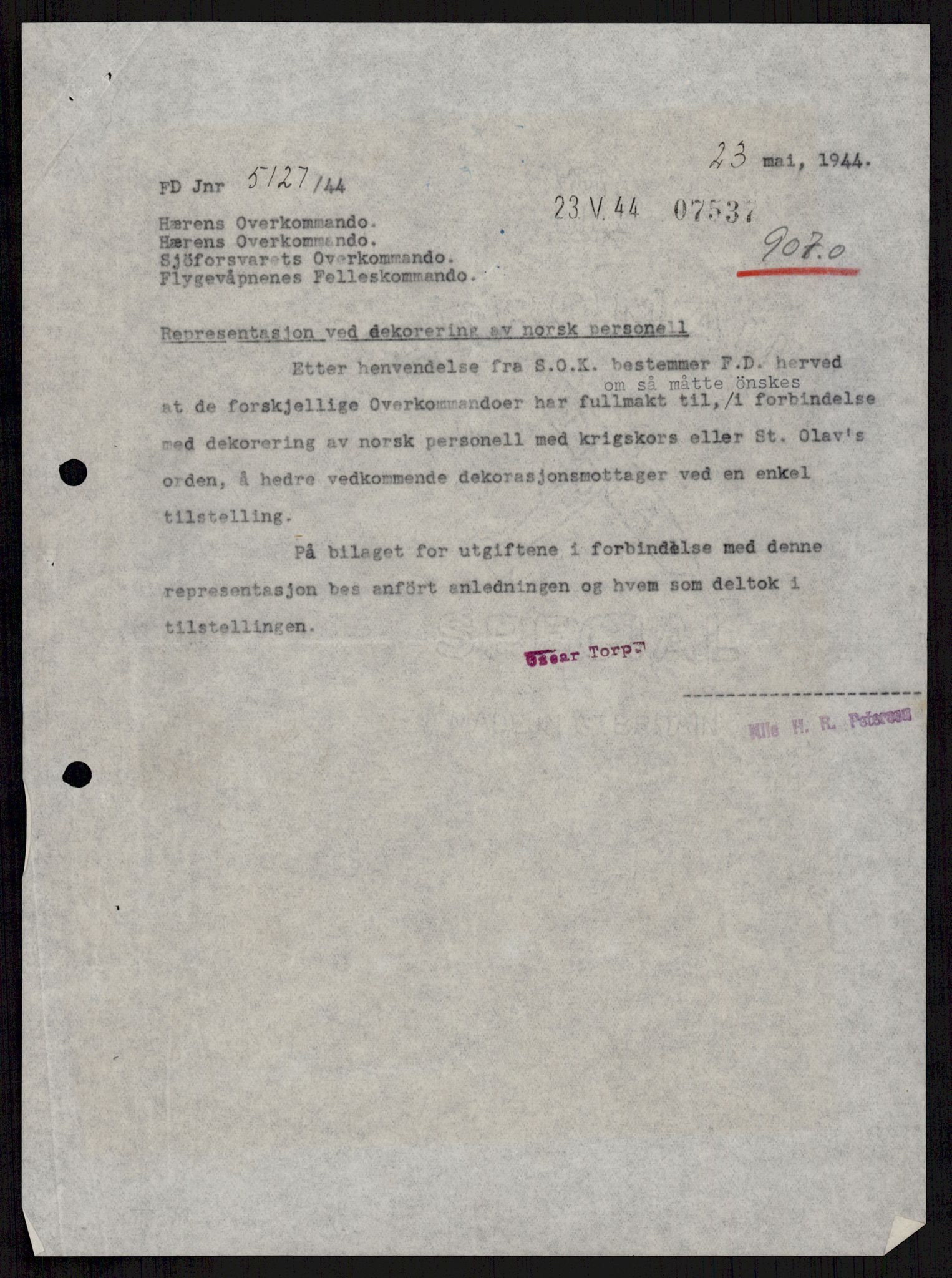 Forsvaret, Sjøforsvarets overkommando, AV/RA-RAFA-2035/D/Dc/L0305: --, 1940-1946, s. 35