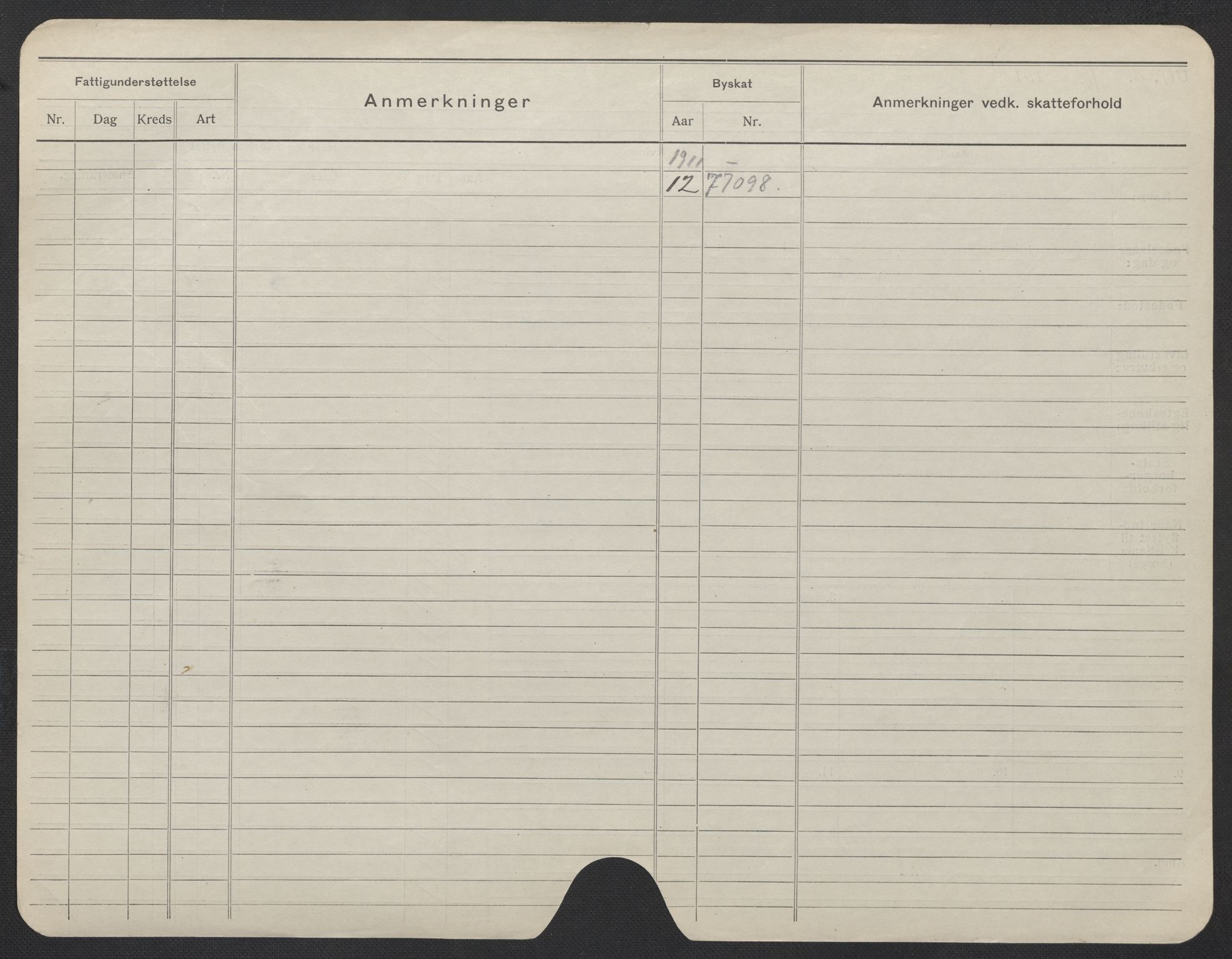 Oslo folkeregister, Registerkort, SAO/A-11715/F/Fa/Fac/L0020: Kvinner, 1906-1914, s. 951b