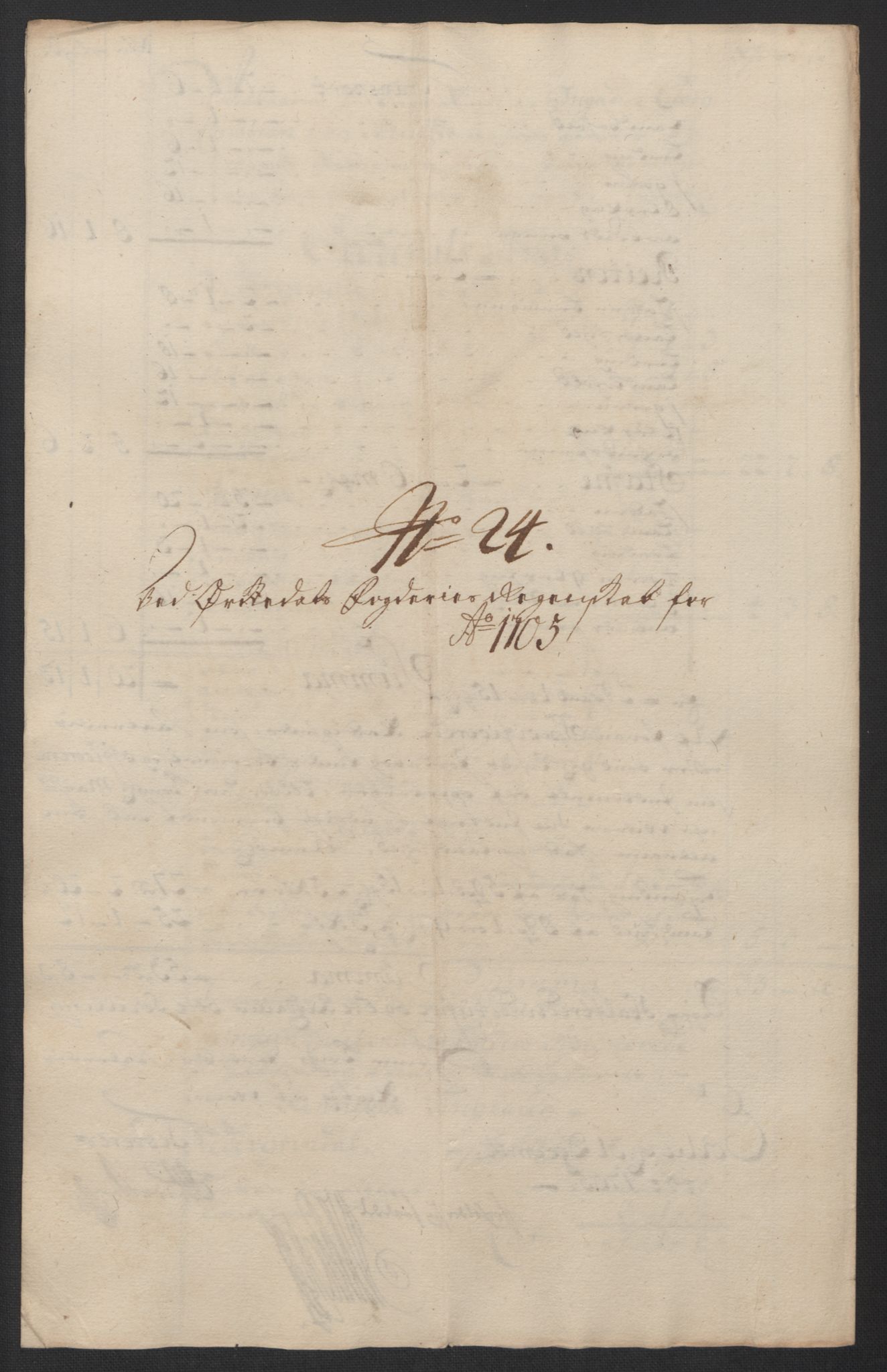 Rentekammeret inntil 1814, Reviderte regnskaper, Fogderegnskap, RA/EA-4092/R60/L3955: Fogderegnskap Orkdal og Gauldal, 1705, s. 215