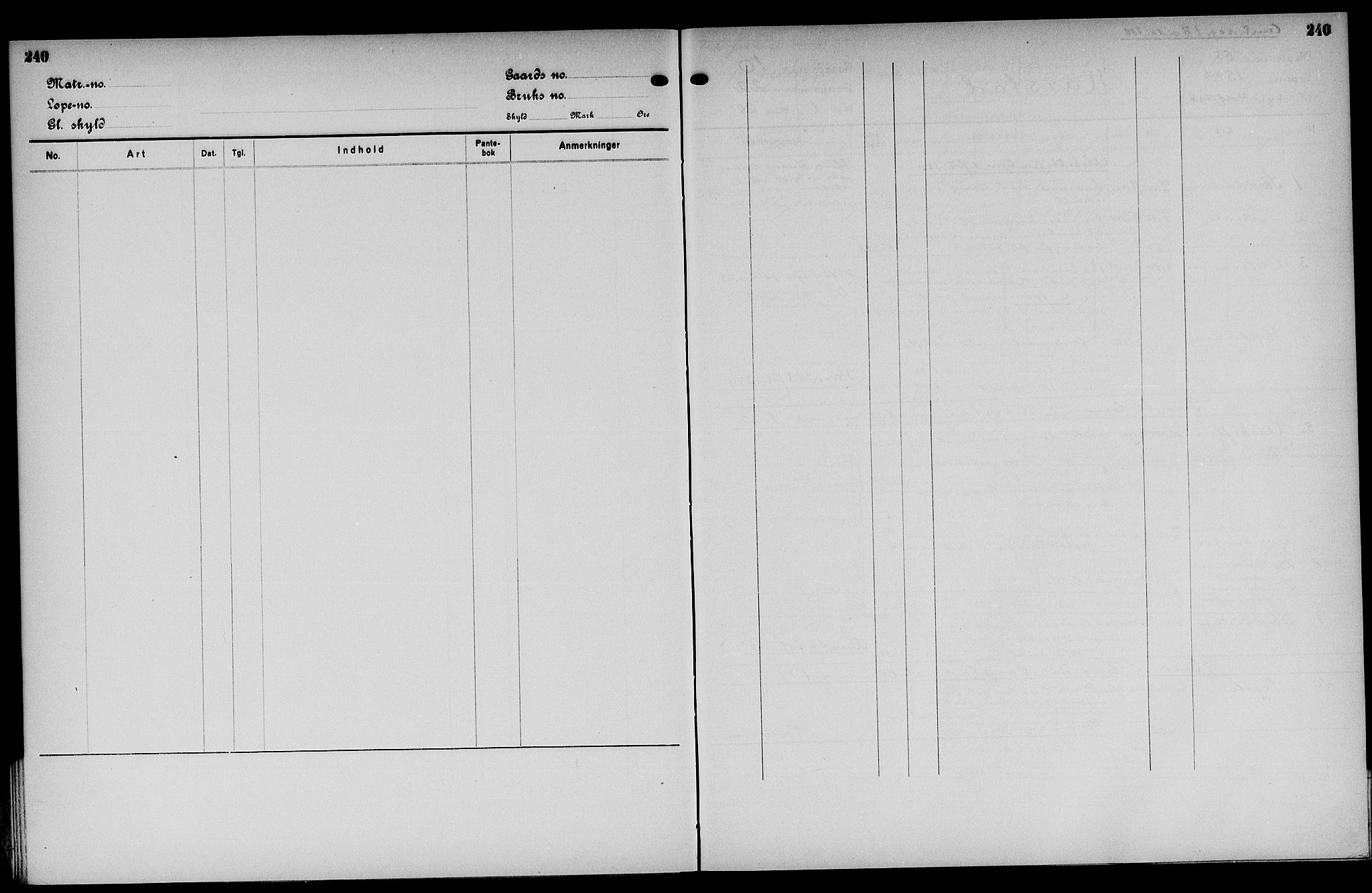 Vinger og Odal sorenskriveri, AV/SAH-TING-022/H/Ha/Hac/Hacd/L0002: Panteregister nr. 3.2, 1932, s. 240