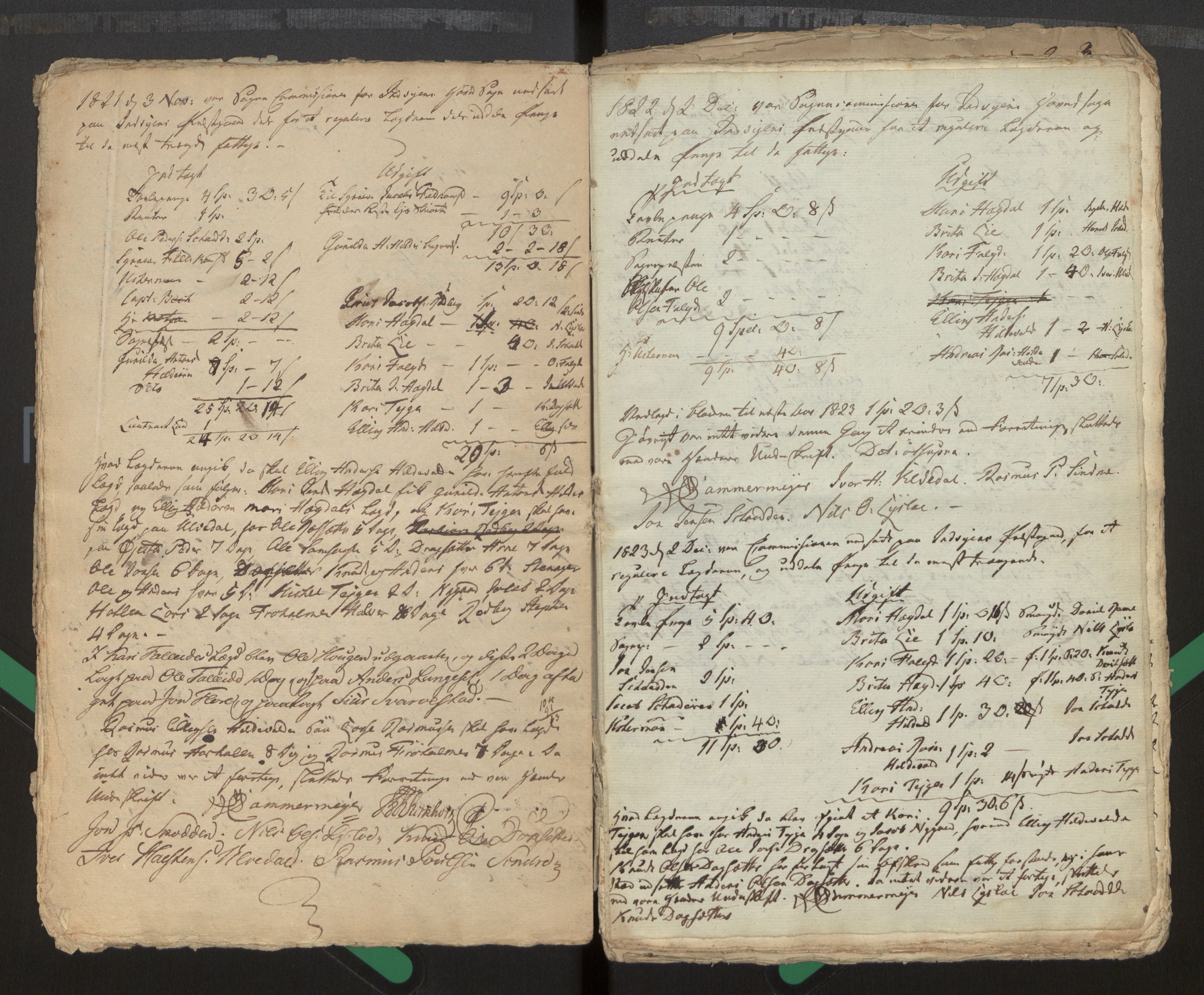 Innvik sokneprestembete, AV/SAB-A-80501/J/Jc/L0001: Forhandlingsprotokoll Innvik fattigkommisjon, 1794-1844