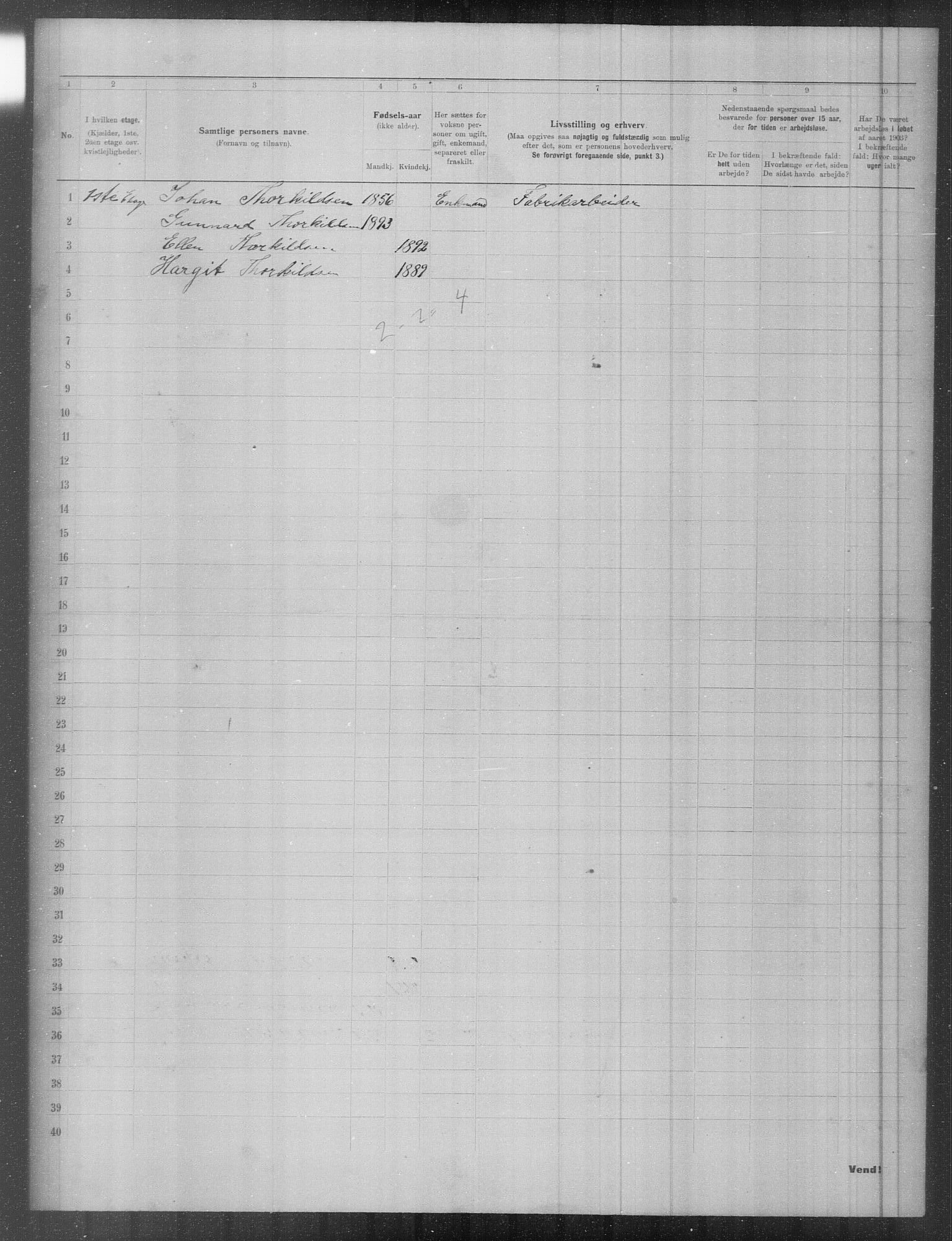 OBA, Kommunal folketelling 31.12.1903 for Kristiania kjøpstad, 1903, s. 4584