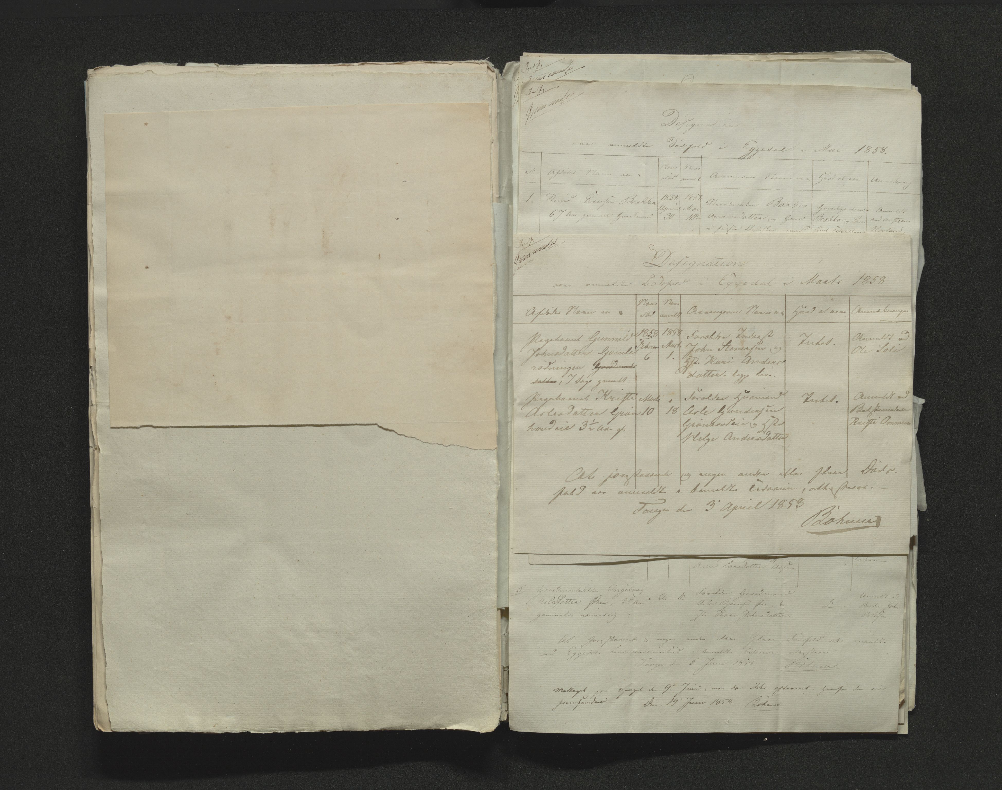 Eiker, Modum og Sigdal sorenskriveri, AV/SAKO-A-123/H/Ha/Hab/L0010: Dødsfallsmeldinger, 1858-1861, s. 91