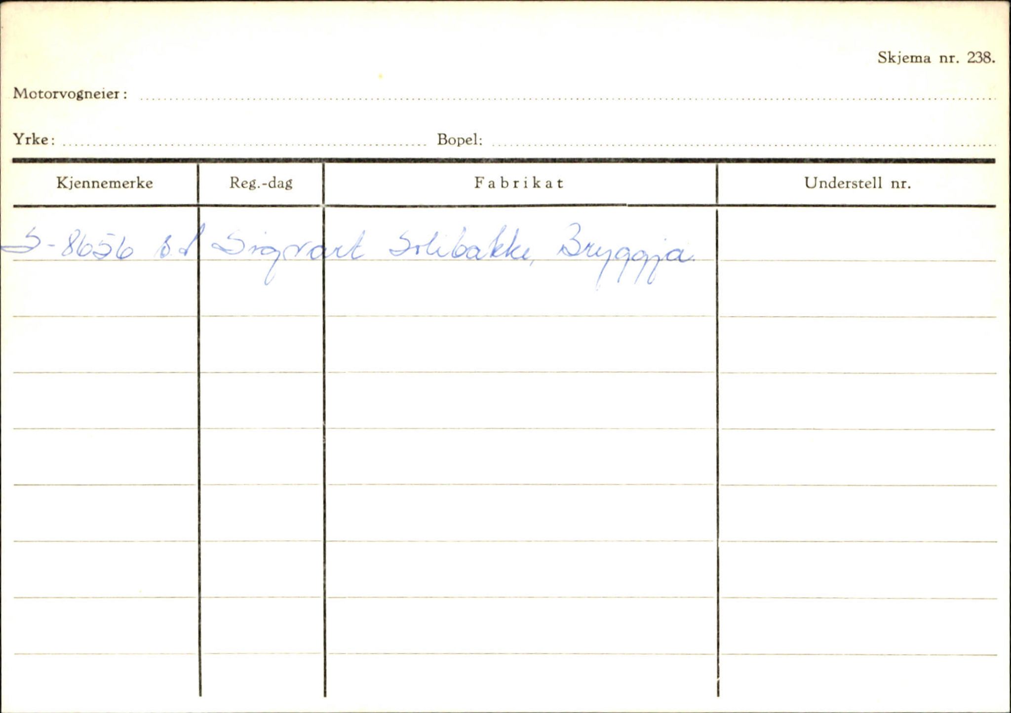 Statens vegvesen, Sogn og Fjordane vegkontor, SAB/A-5301/4/F/L0144: Registerkort Vågsøy A-R, 1945-1975, s. 2075