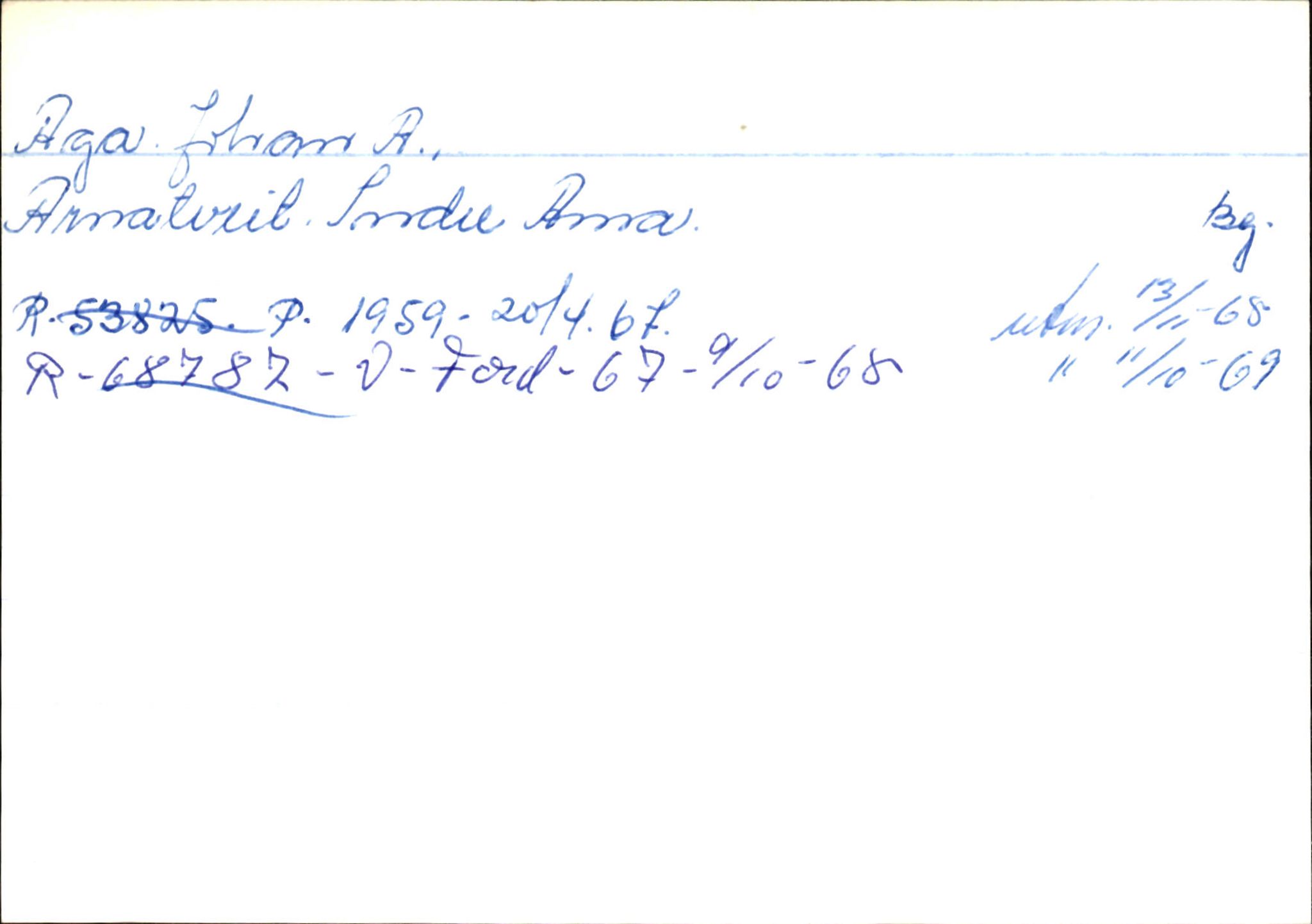 Statens vegvesen, Hordaland vegkontor, AV/SAB-A-5201/2/Ha/L0001: R-eierkort A, 1920-1971, s. 101