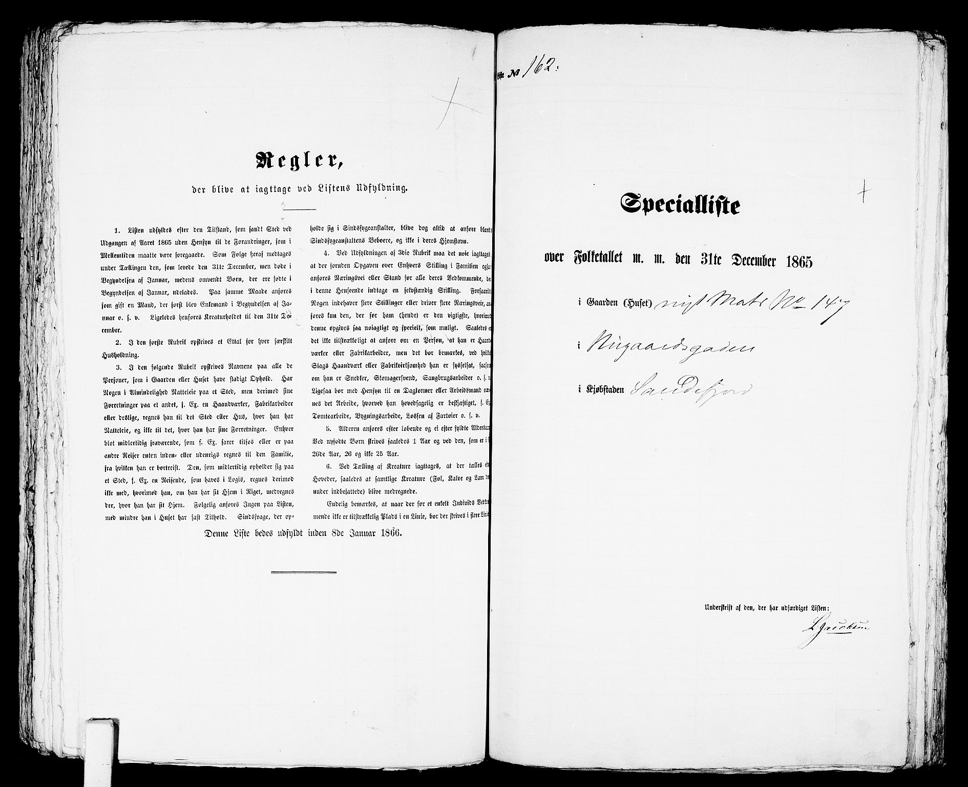 RA, Folketelling 1865 for 0706B Sandeherred prestegjeld, Sandefjord kjøpstad, 1865, s. 332