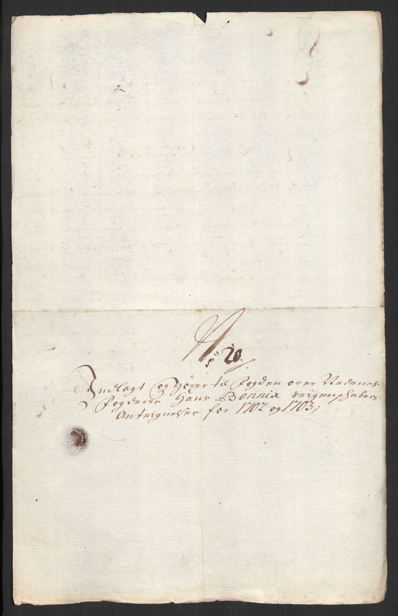 Rentekammeret inntil 1814, Reviderte regnskaper, Fogderegnskap, RA/EA-4092/R39/L2316: Fogderegnskap Nedenes, 1702-1703, s. 404