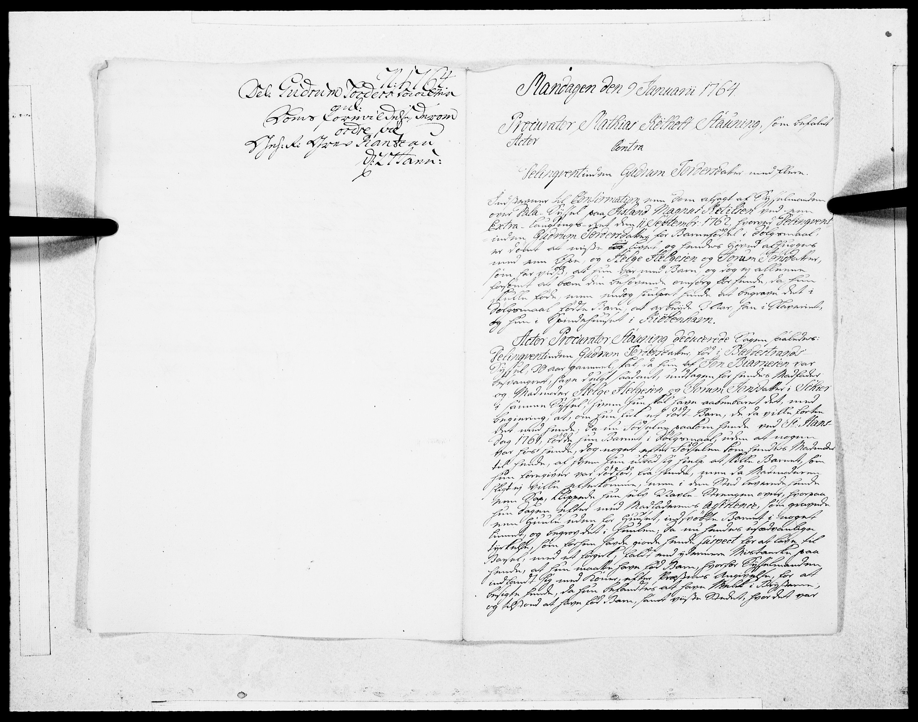 Danske Kanselli 1572-1799, AV/RA-EA-3023/F/Fc/Fcc/Fcca/L0188: Norske innlegg 1572-1799, 1764, s. 58