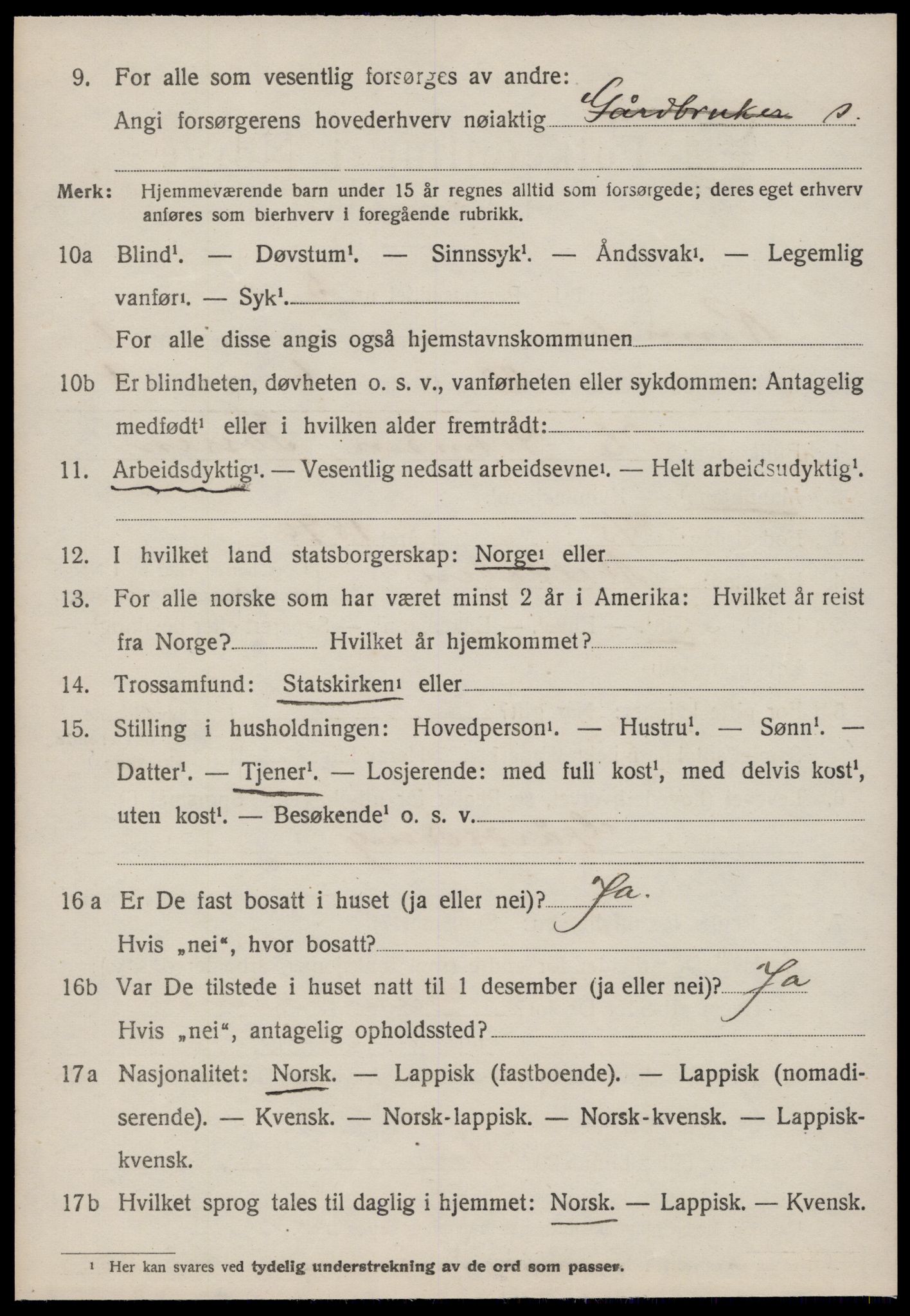 SAT, Folketelling 1920 for 1635 Rennebu herred, 1920, s. 1259