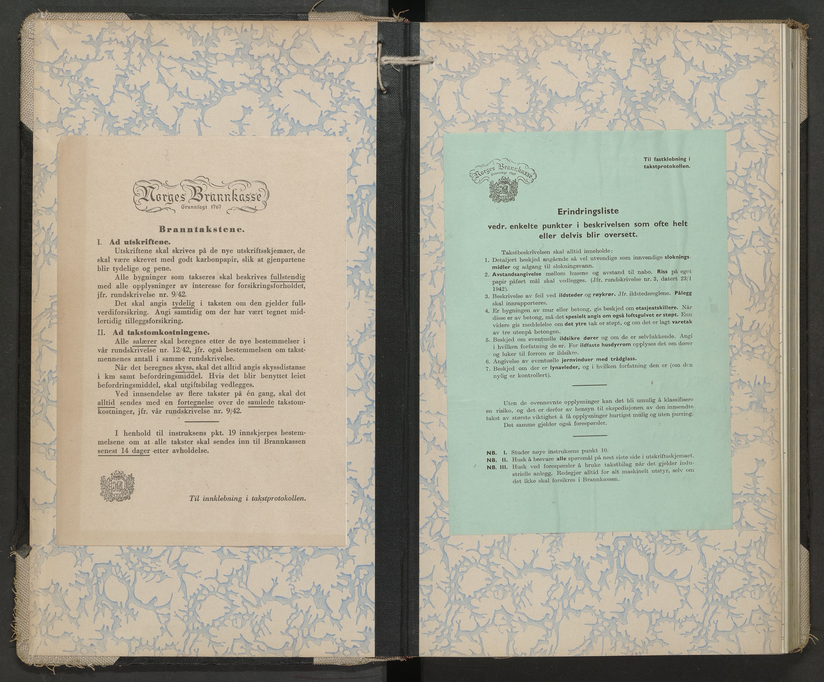 Nedre Eiker lensmannskontor, AV/SAKO-A-530/Y/Yd/Yda/L0007: Branntakstprotokoll, 1947-1949