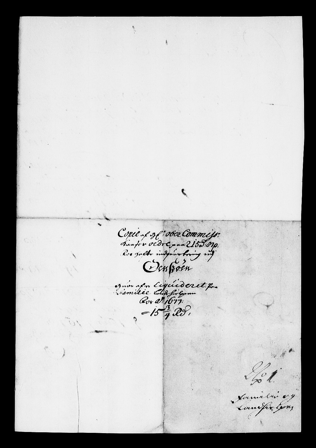 Rentekammeret inntil 1814, Reviderte regnskaper, Stiftamtstueregnskaper, Landkommissariatet på Akershus og Akershus stiftamt, AV/RA-EA-5869/R/Rb/L0135: Akershus stiftamt, 1677