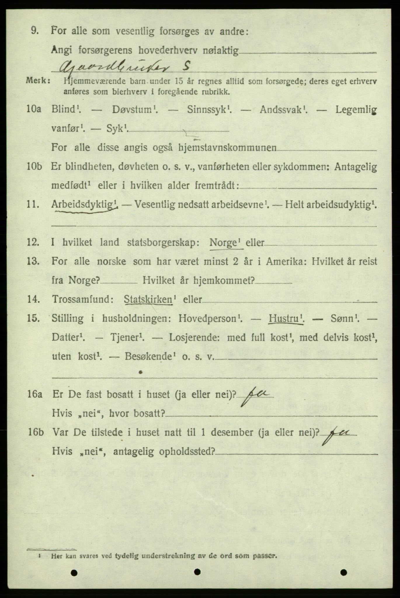 SAB, Folketelling 1920 for 1225 Varaldsøy herred, 1920, s. 1690