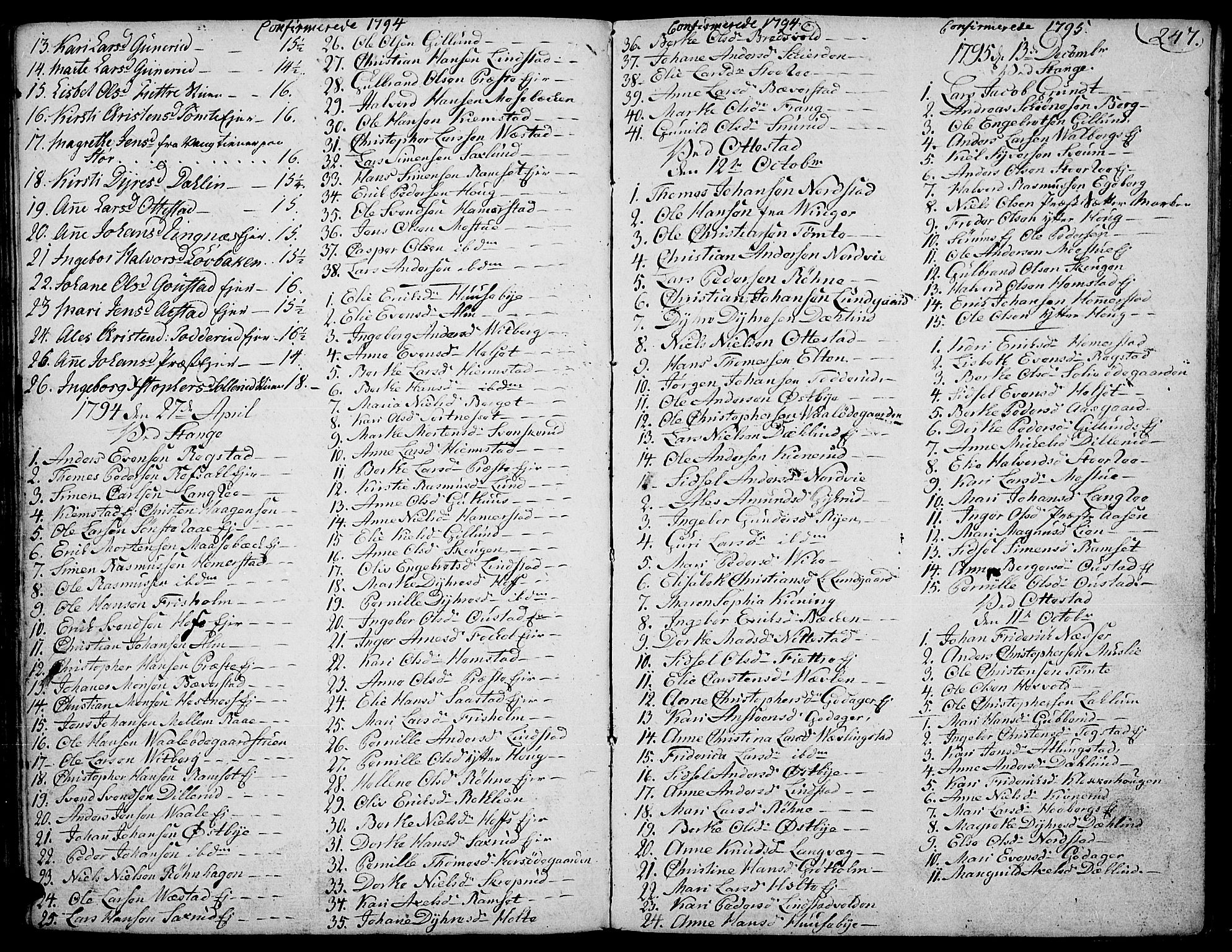 Stange prestekontor, AV/SAH-PREST-002/K/L0007: Ministerialbok nr. 7, 1788-1813, s. 246-247