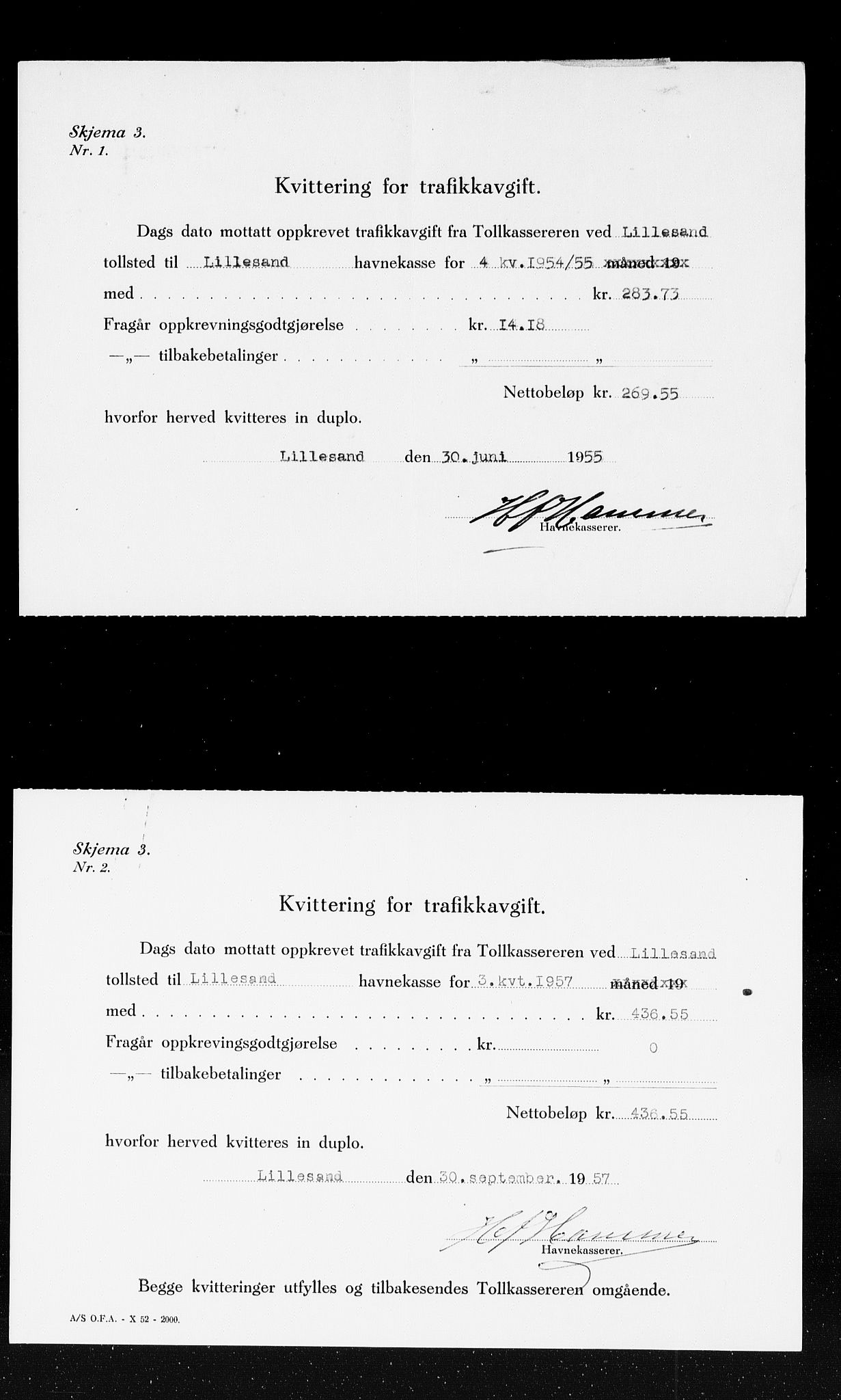 Lillesand tollsted, SAK/1351-0008/H/Ha/L0426: Skipsmåling, 1846-1966, s. 12
