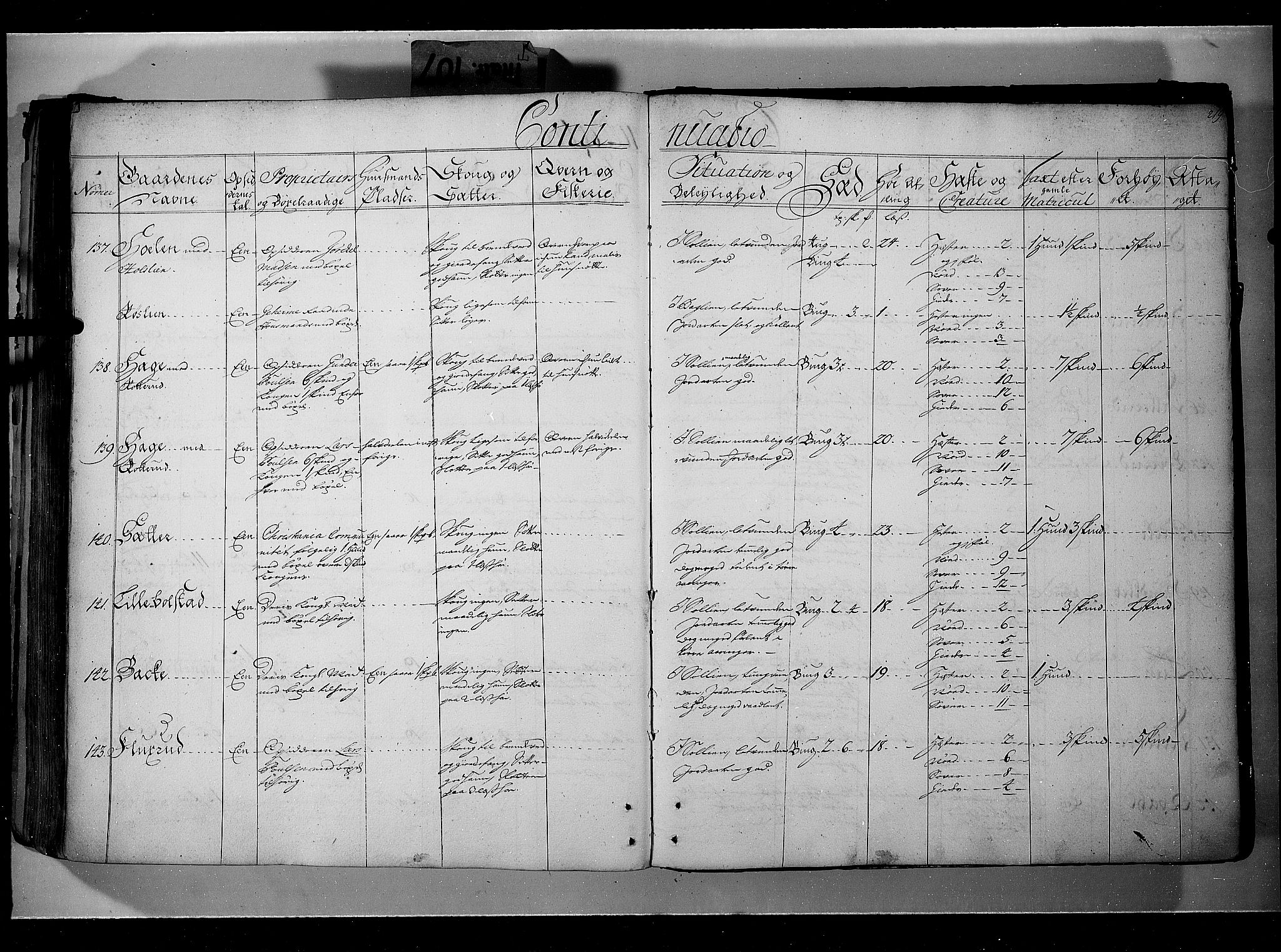 Rentekammeret inntil 1814, Realistisk ordnet avdeling, RA/EA-4070/N/Nb/Nbf/L0107: Gudbrandsdalen eksaminasjonsprotokoll, 1723, s. 218b-219a