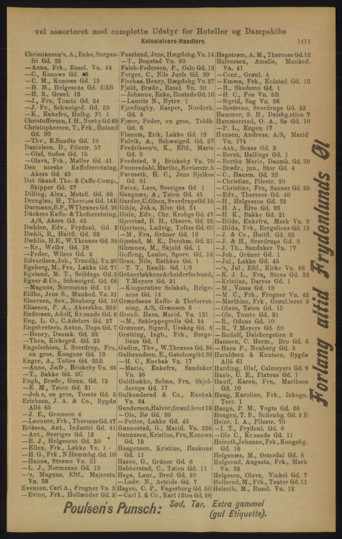 Kristiania/Oslo adressebok, PUBL/-, 1906, s. 1411