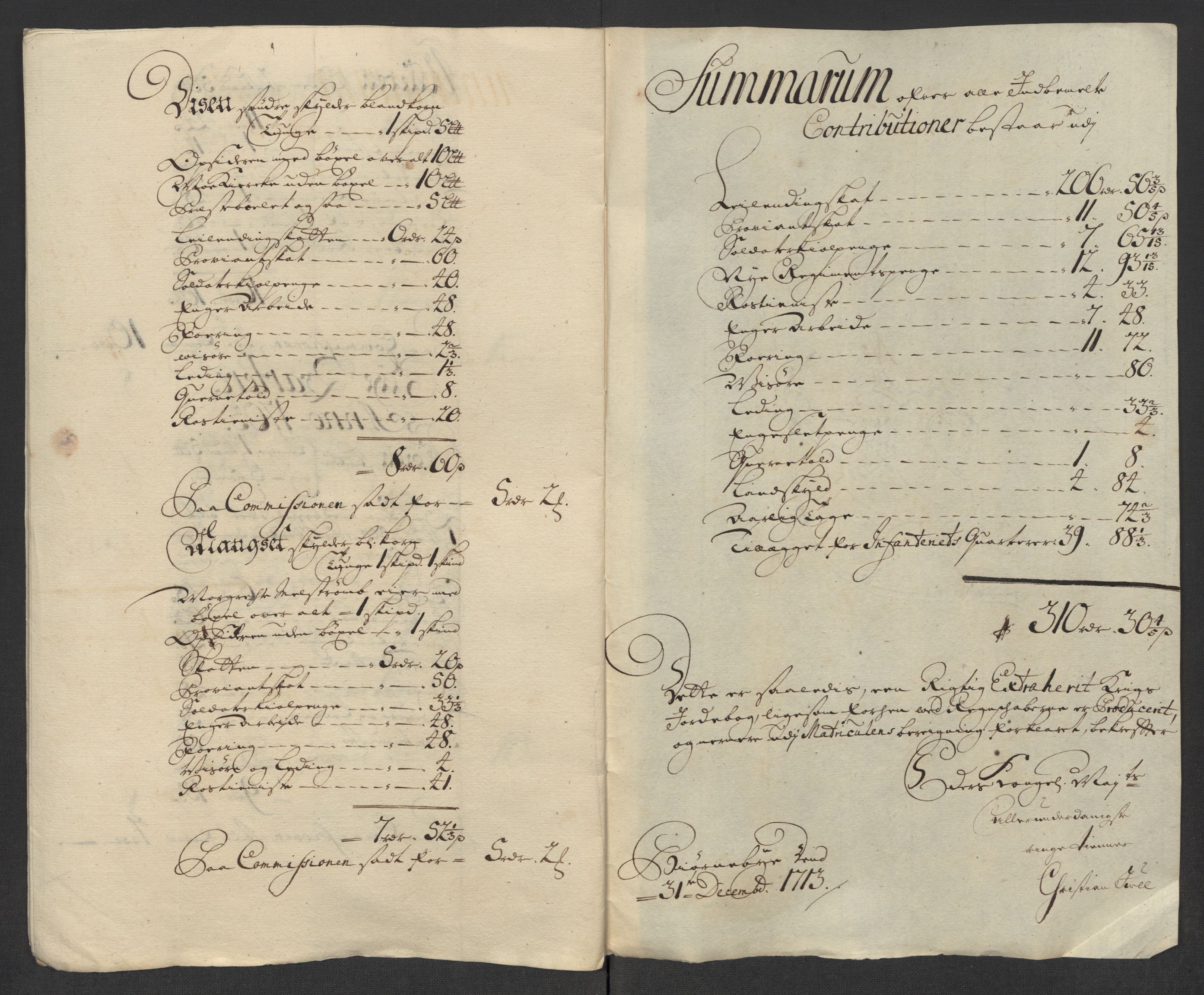 Rentekammeret inntil 1814, Reviderte regnskaper, Fogderegnskap, AV/RA-EA-4092/R13/L0850: Fogderegnskap Solør, Odal og Østerdal, 1713, s. 377