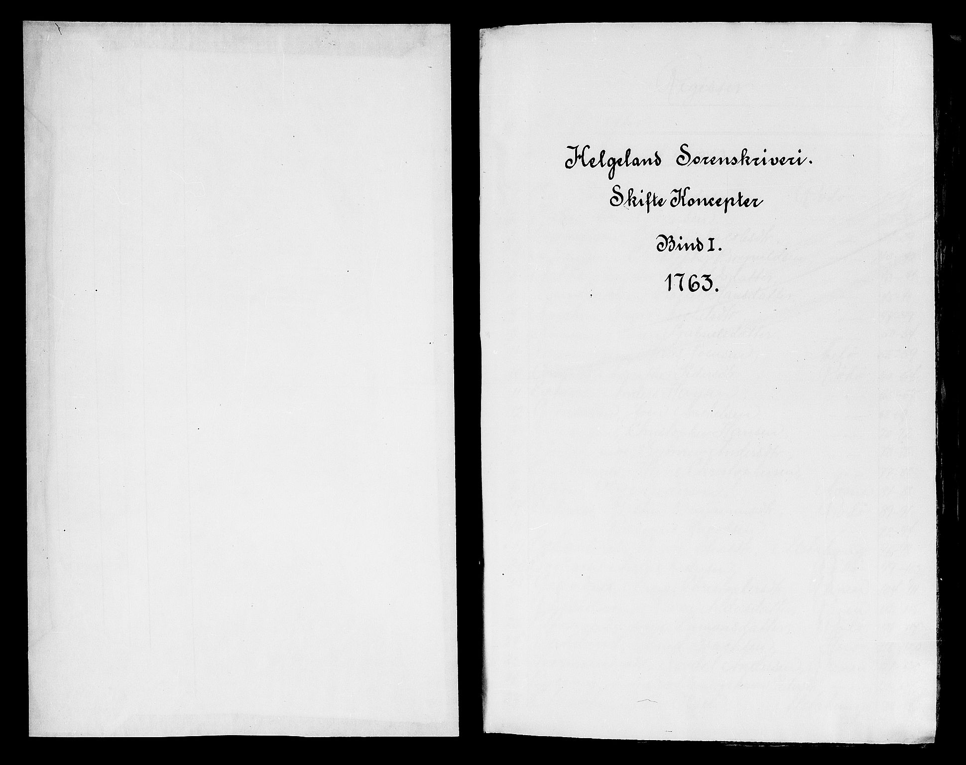 Helgeland sorenskriveri, AV/SAT-A-0004/3/3A/L0052: Konseptprotokoll 37, 1763