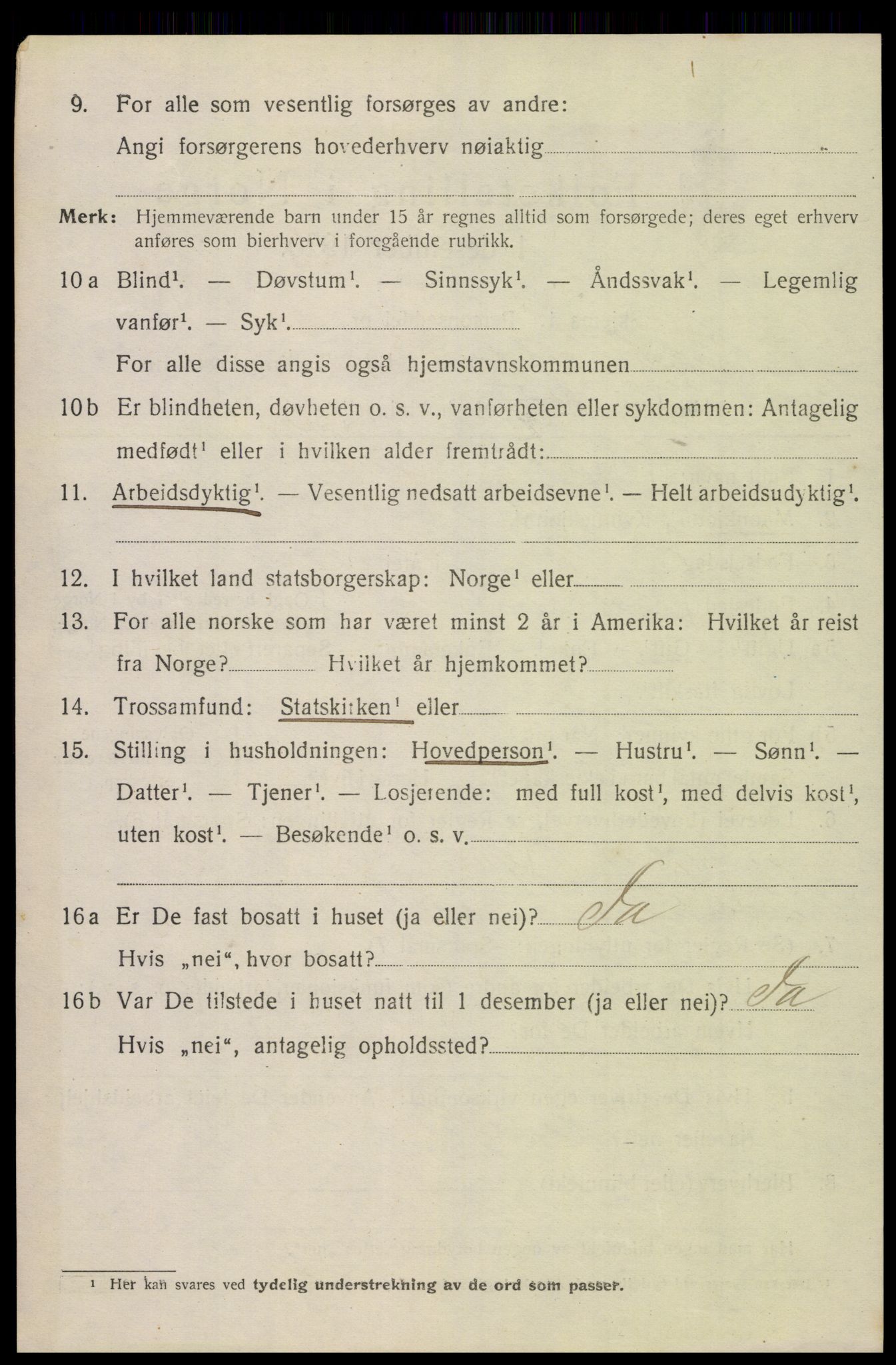 SAK, Folketelling 1920 for 1004 Flekkefjord kjøpstad, 1920, s. 3793
