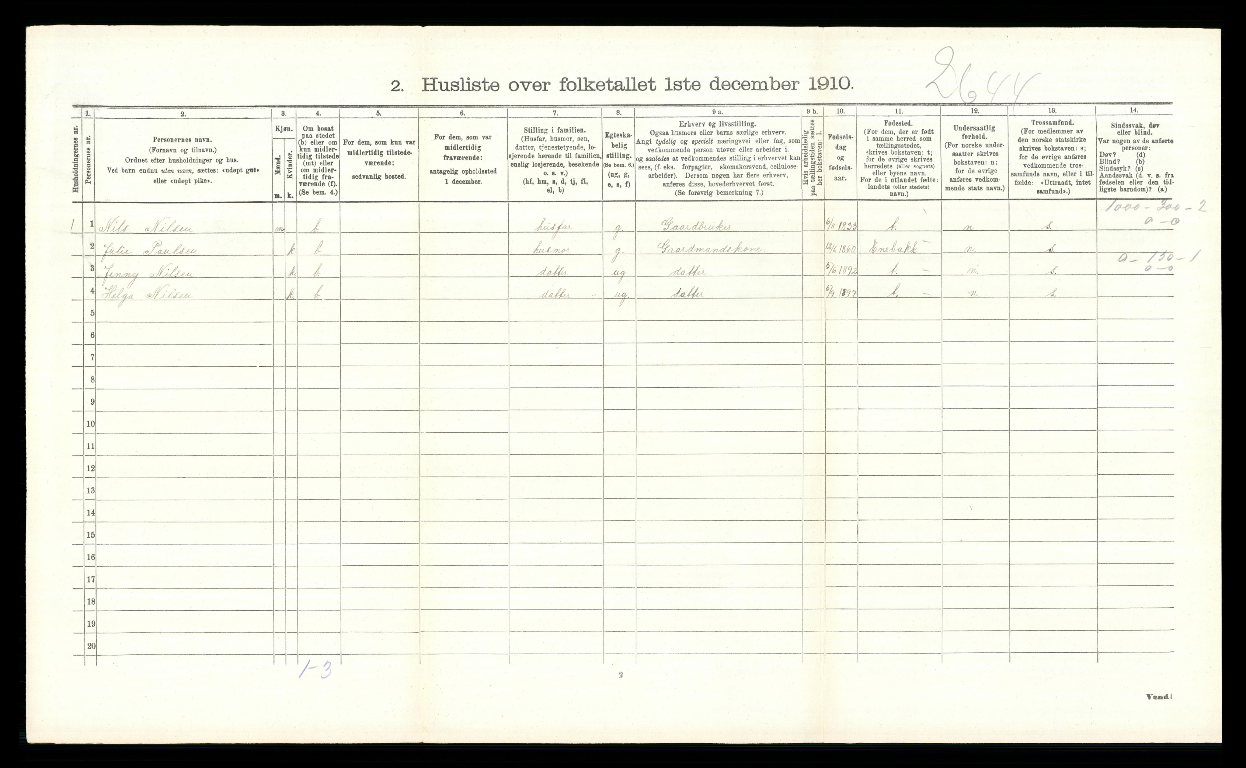 RA, Folketelling 1910 for 0239 Hurdal herred, 1910, s. 387