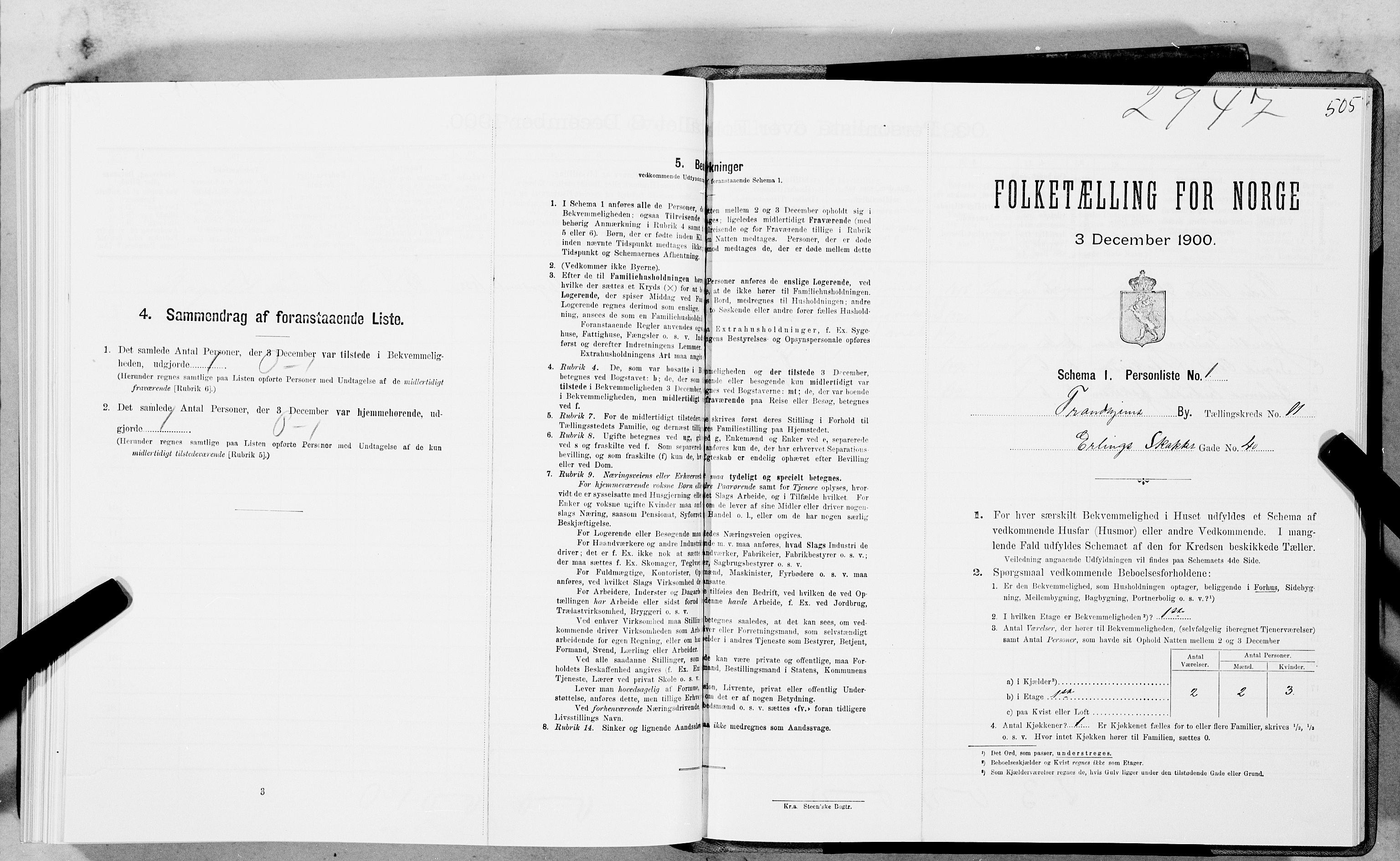 SAT, Folketelling 1900 for 1601 Trondheim kjøpstad, 1900, s. 1989
