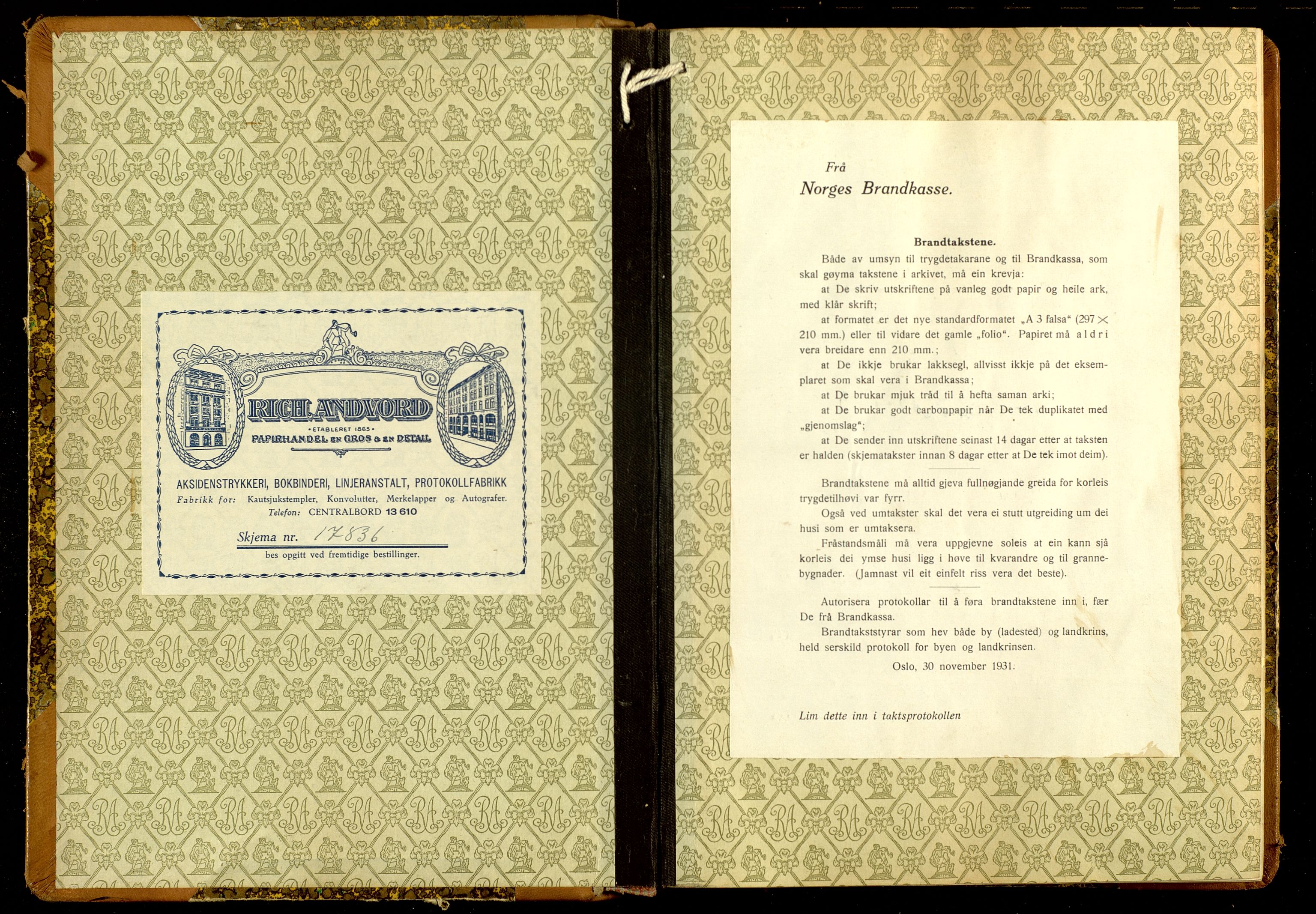 Norges Brannkasse, Lom, SAH/NBRANL-032/F/L0007: Branntakstprotokoll, 1936-1939