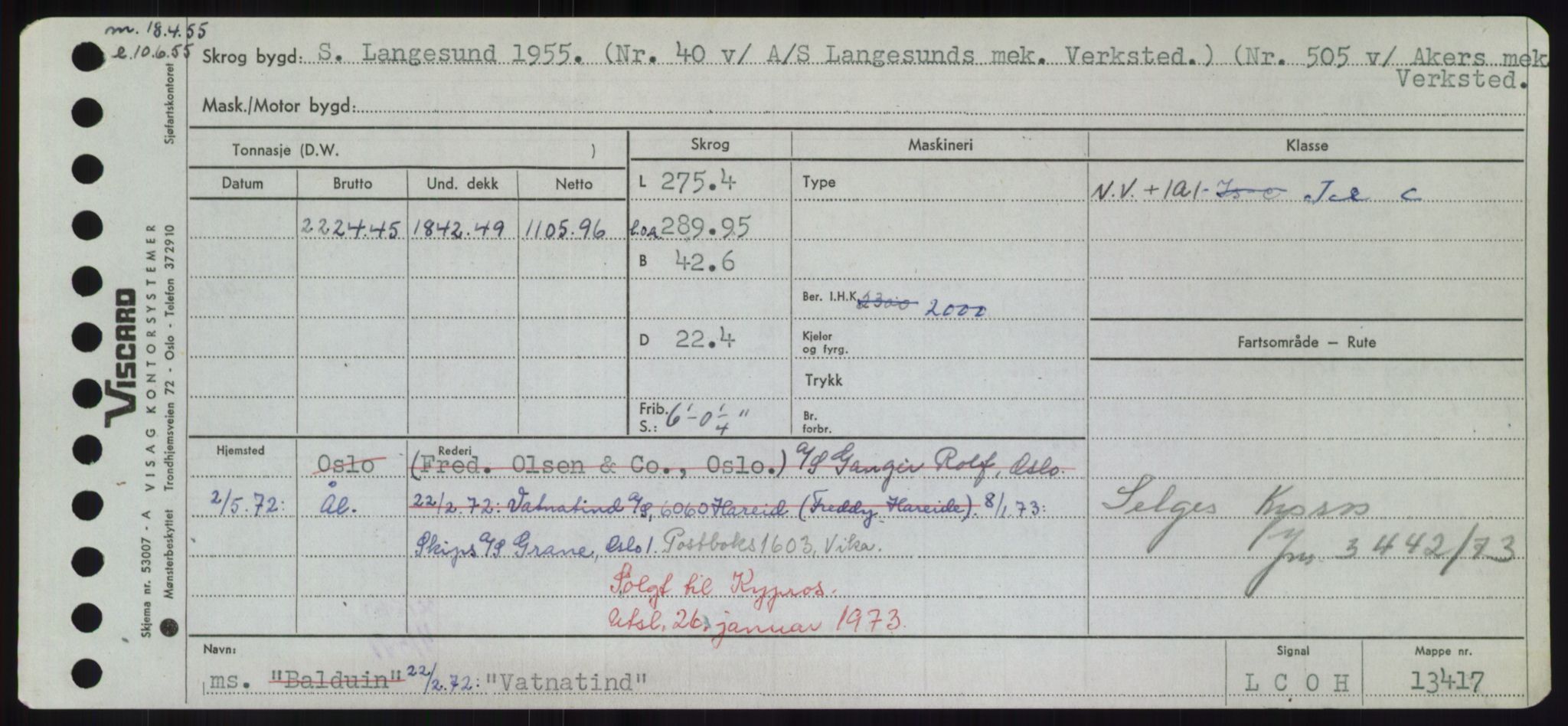 Sjøfartsdirektoratet med forløpere, Skipsmålingen, RA/S-1627/H/Hd/L0040: Fartøy, U-Ve, s. 423