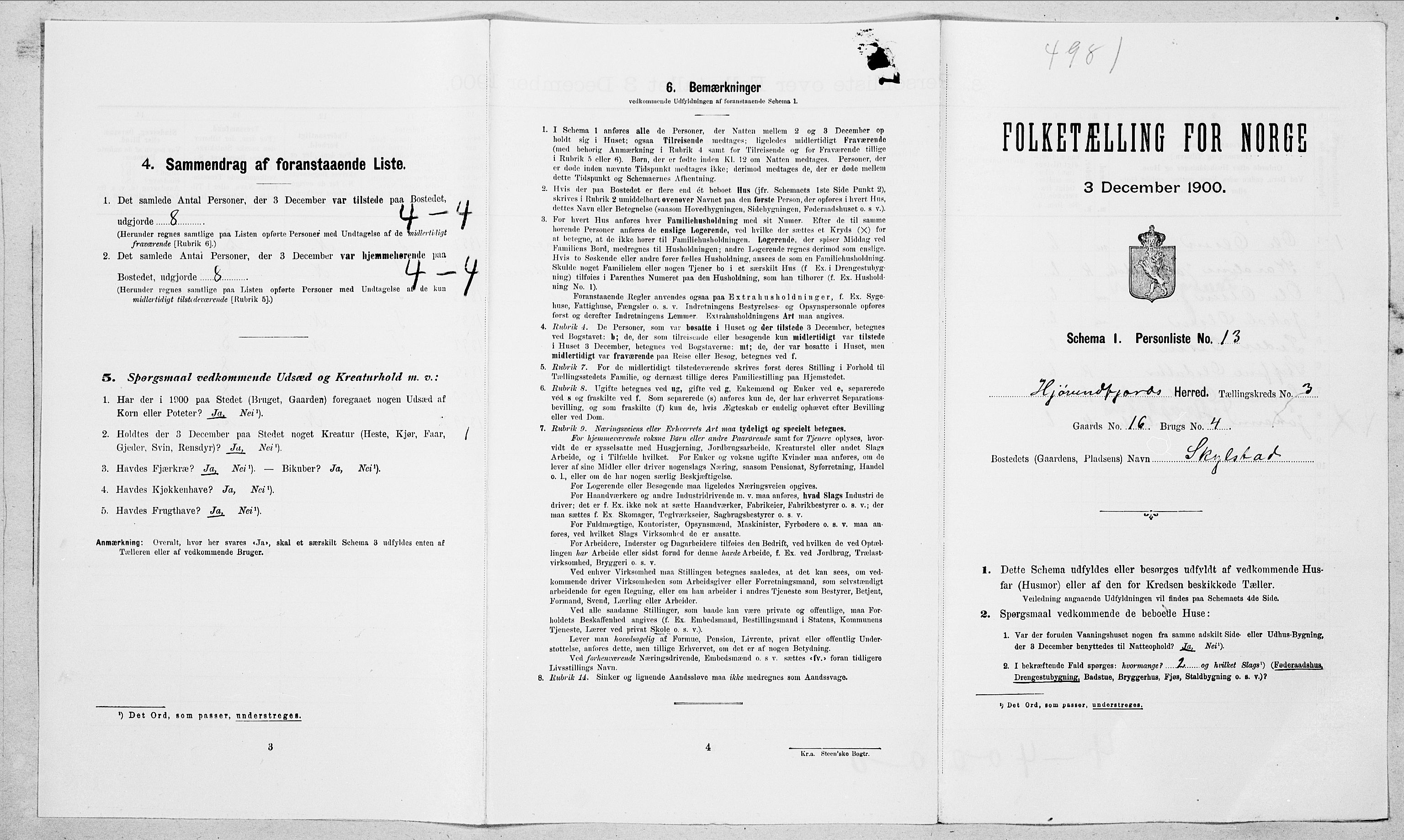 SAT, Folketelling 1900 for 1522 Hjørundfjord herred, 1900, s. 150
