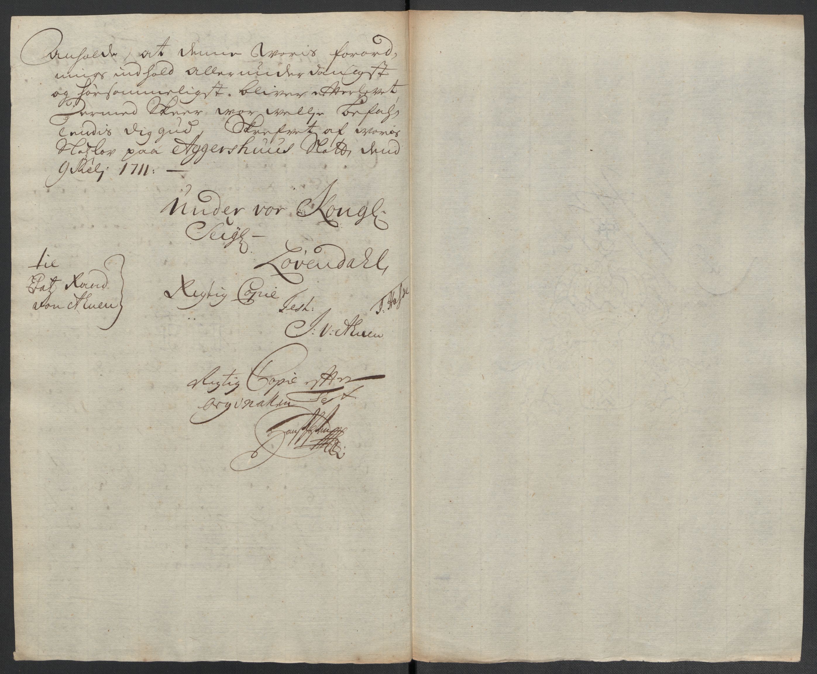 Rentekammeret inntil 1814, Reviderte regnskaper, Fogderegnskap, RA/EA-4092/R60/L3961: Fogderegnskap Orkdal og Gauldal, 1711, s. 203