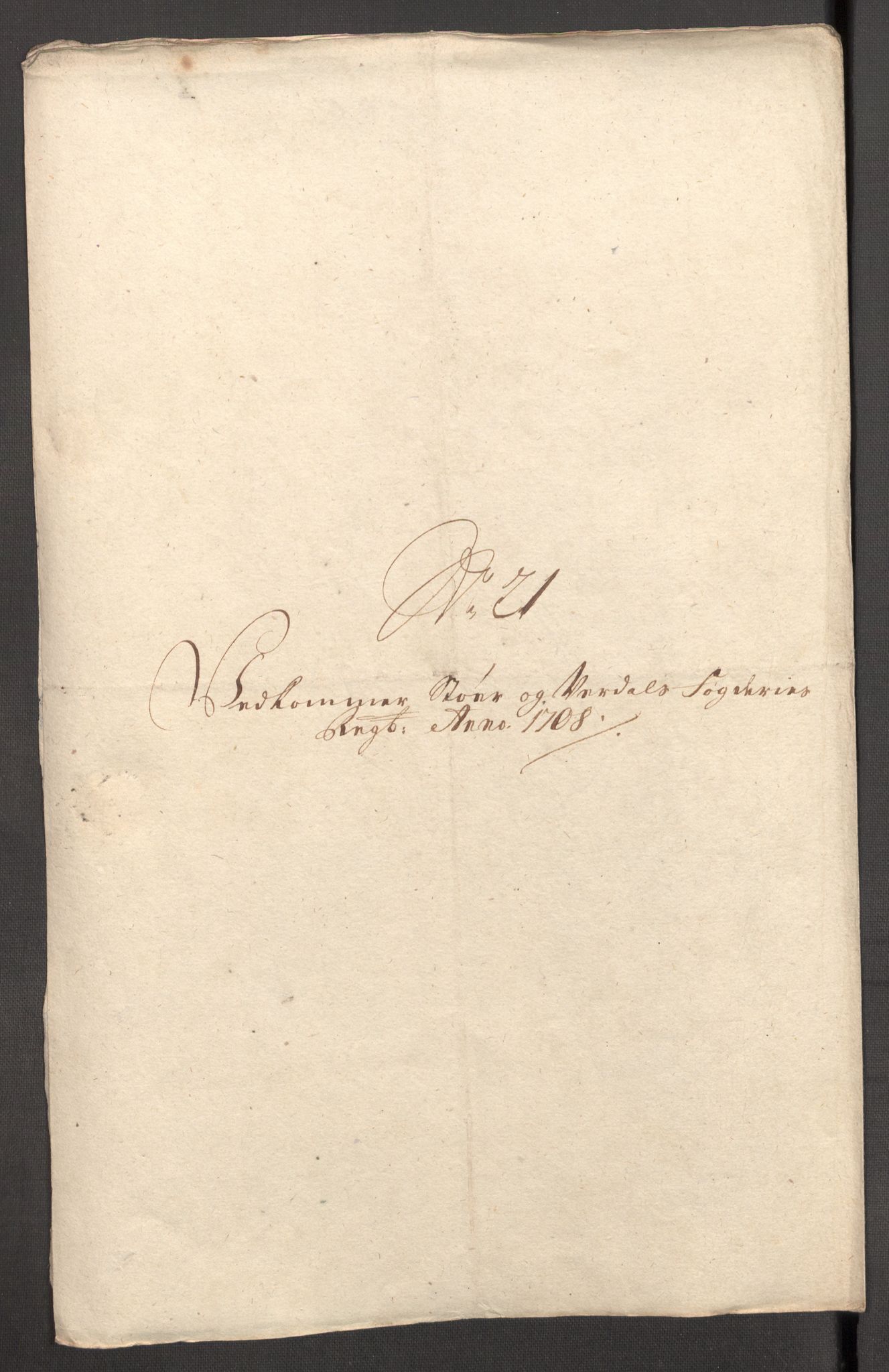 Rentekammeret inntil 1814, Reviderte regnskaper, Fogderegnskap, RA/EA-4092/R62/L4198: Fogderegnskap Stjørdal og Verdal, 1708, s. 244